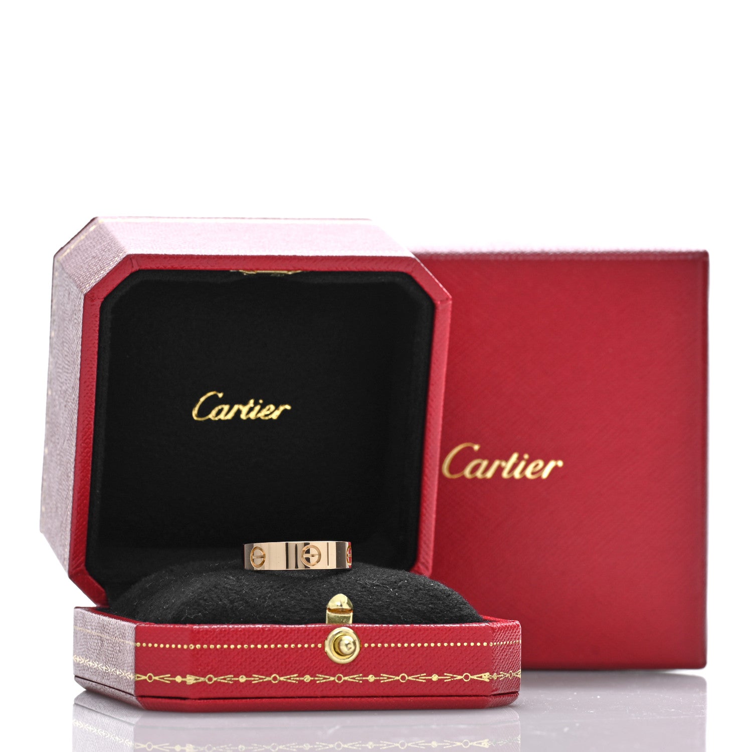 Cartier 18K Yellow Gold 5.5mm LOVE Ring 58 8.25 5 of 5