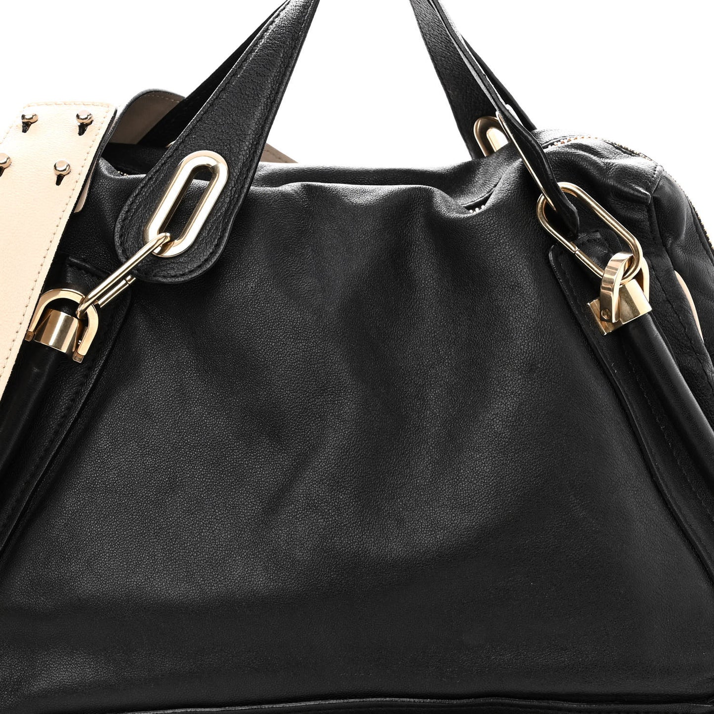 Calfskin Large Military Paraty Black
