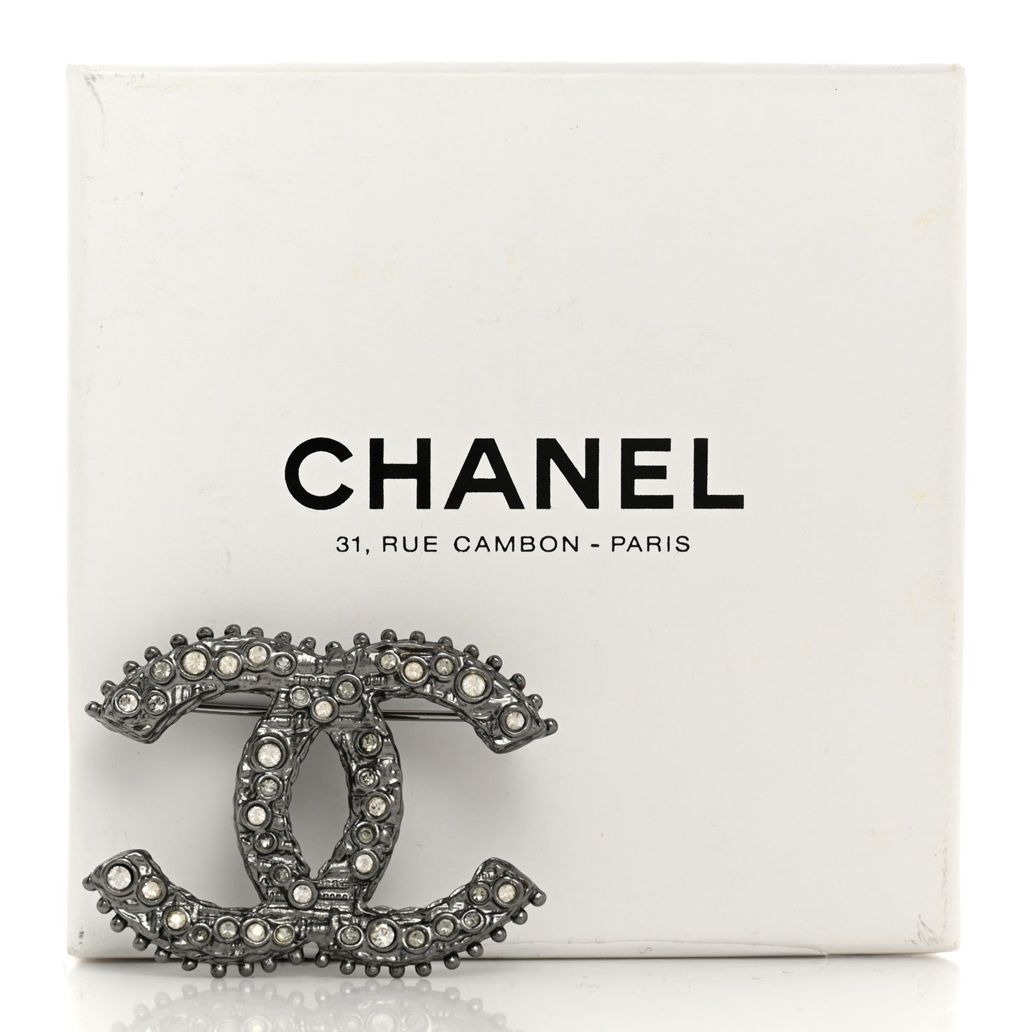 Ruthenium Crystal CC Brooch