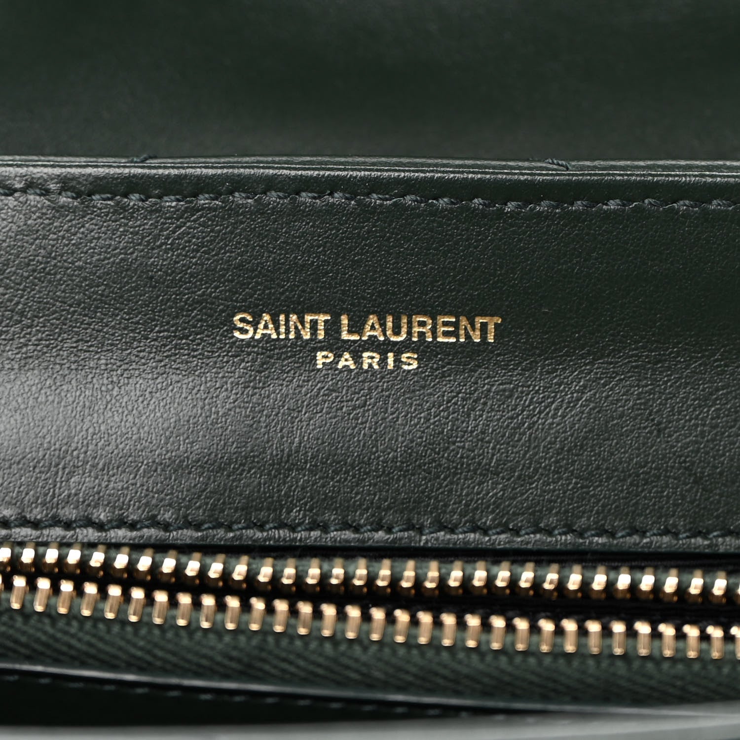 Saint Laurent Calfskin Y Quilted Monogram Small Loulou Chain Satchel Olive 5 of 10