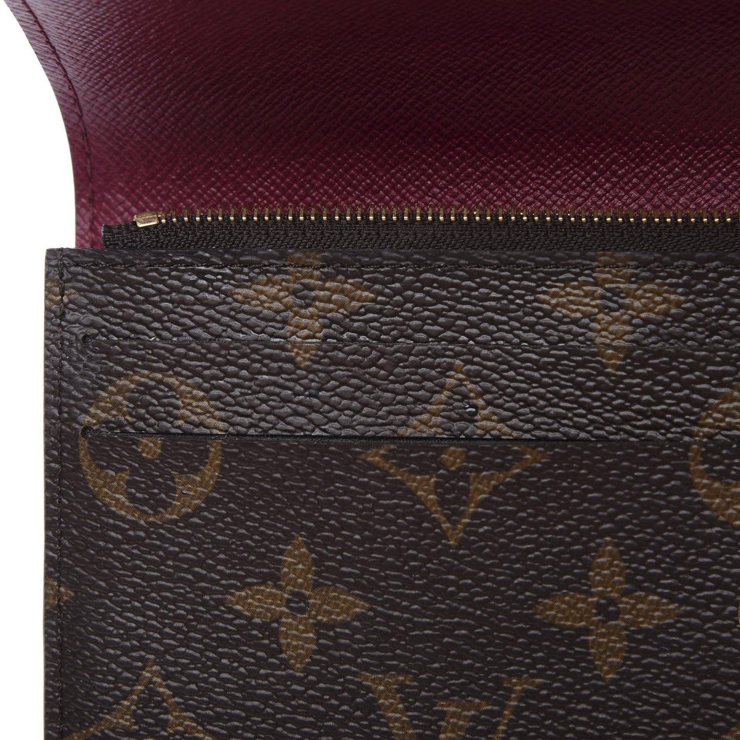 Monogram Emilie Wallet Fuchsia