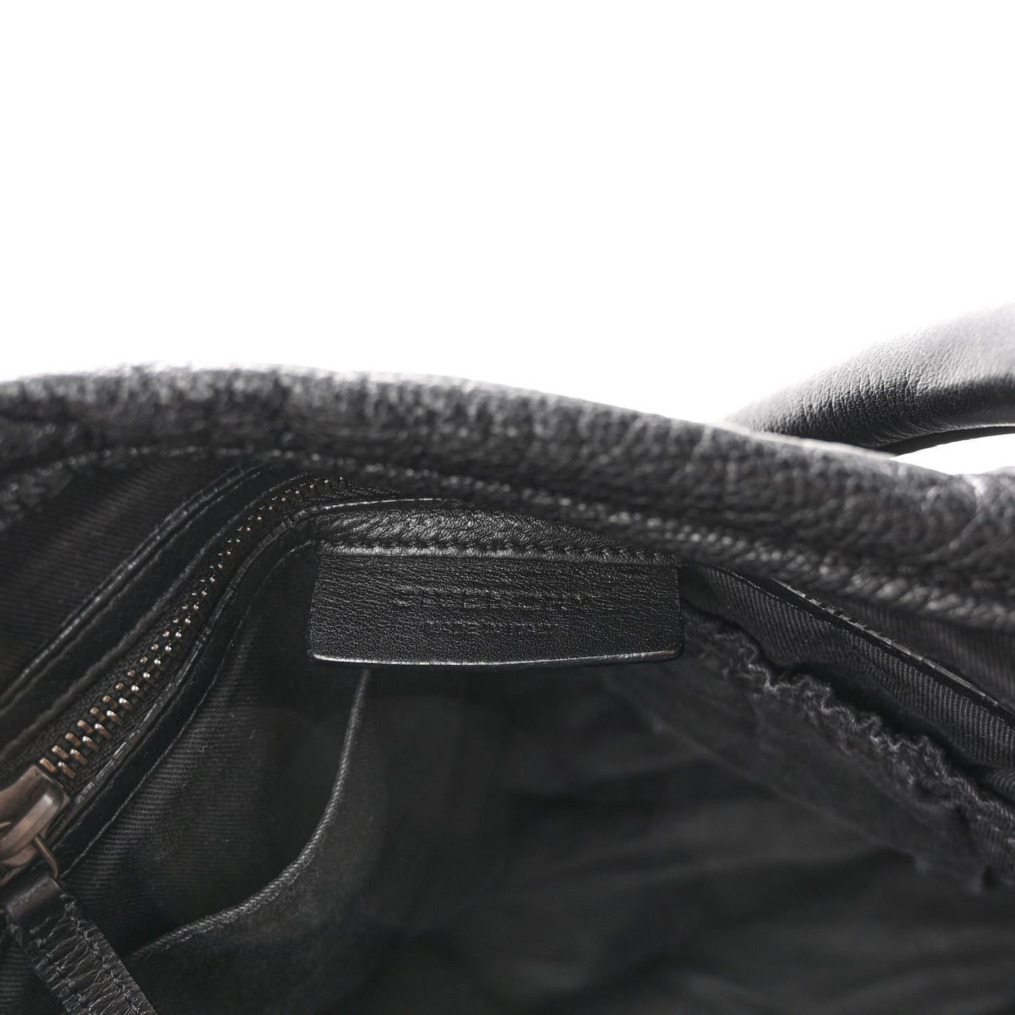 Sugar Goatskin Large Pandora Black