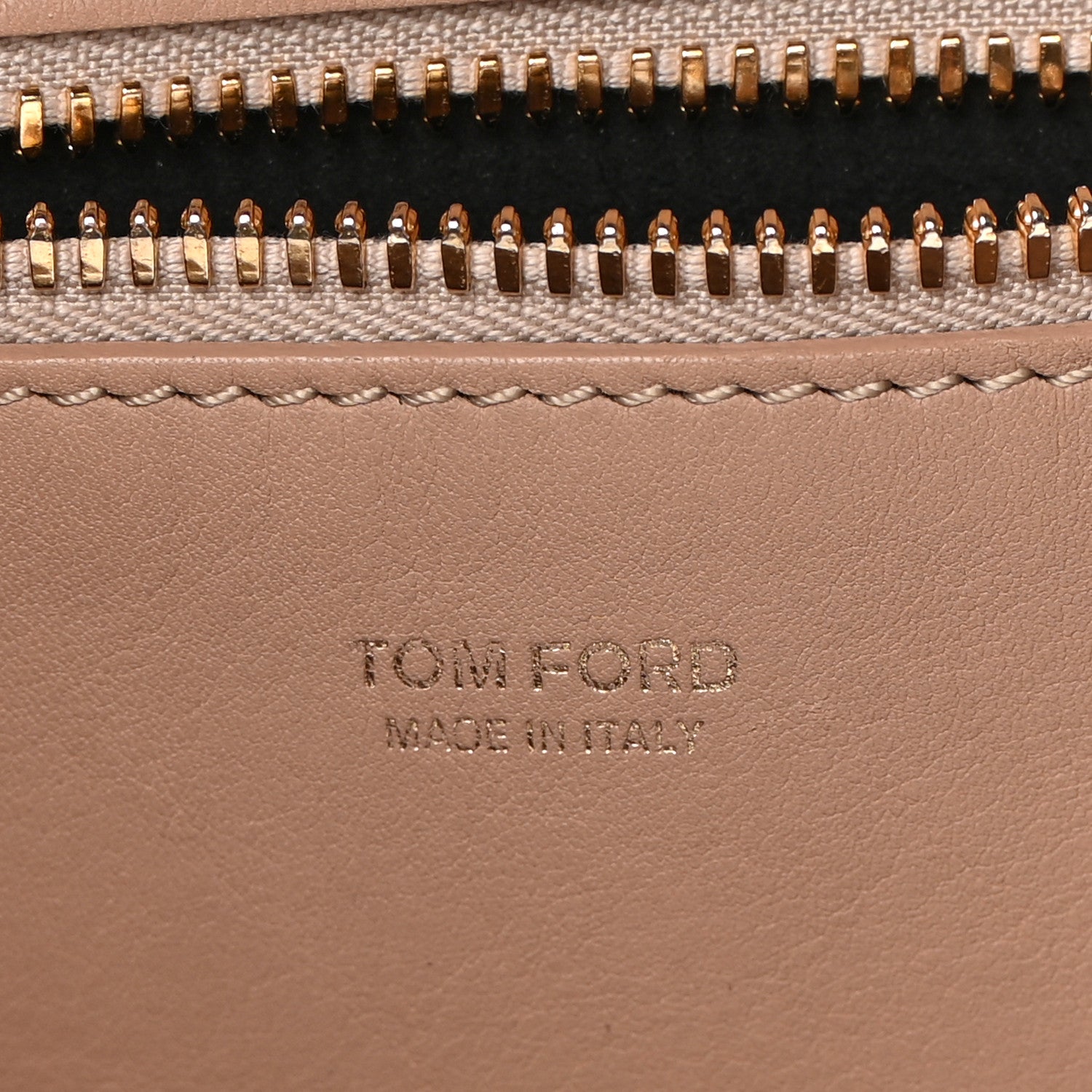 Tom Ford Calfskin Fisherman Hook Drawstring Hobo Bag Blush Nude 6 of 17