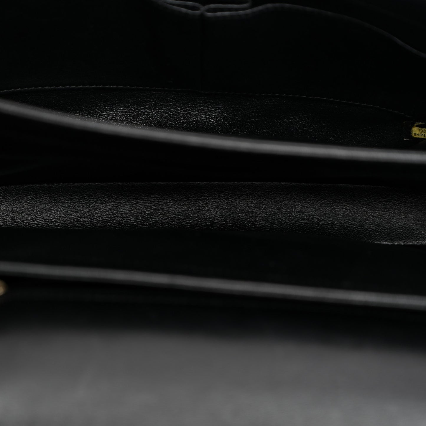 Lambskin Quilted Medium Trendy CC Flap Dual Handle Bag Black