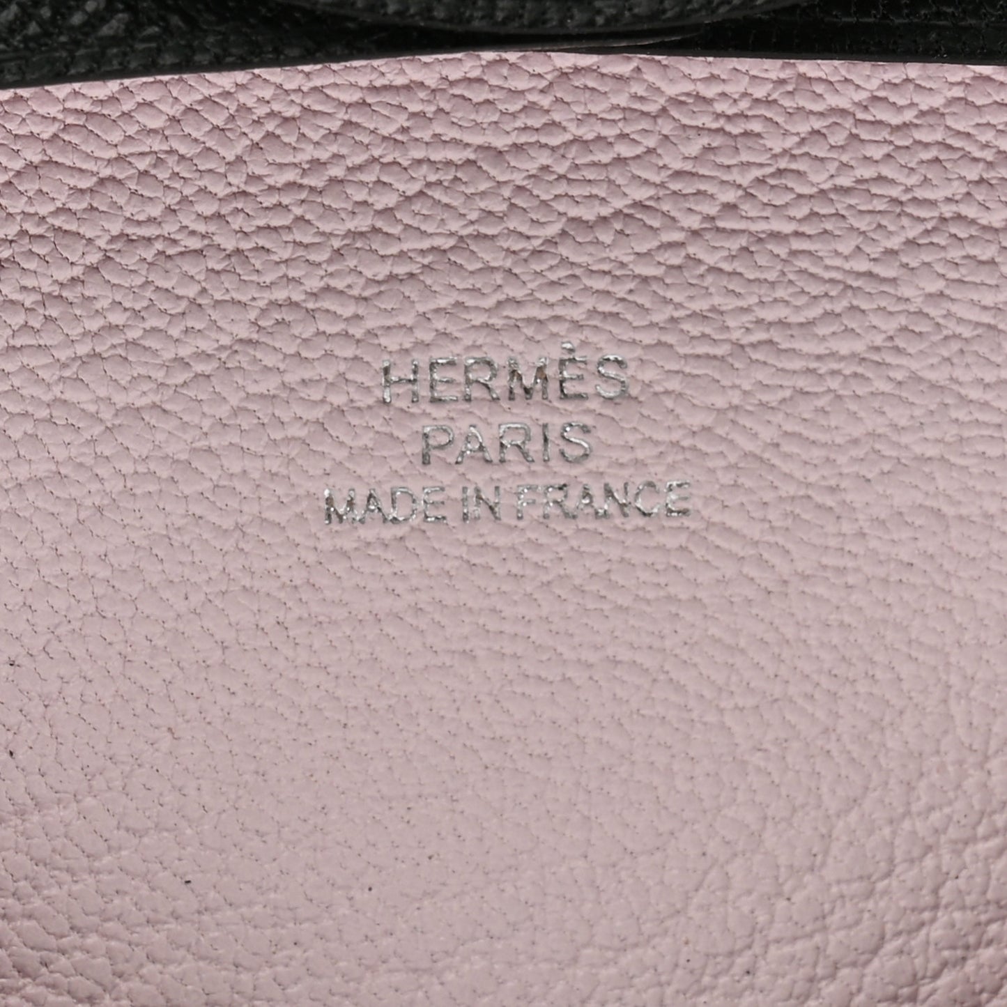 Chevre Mysore Bastia Verso Coin Purse Black Mauve Pale