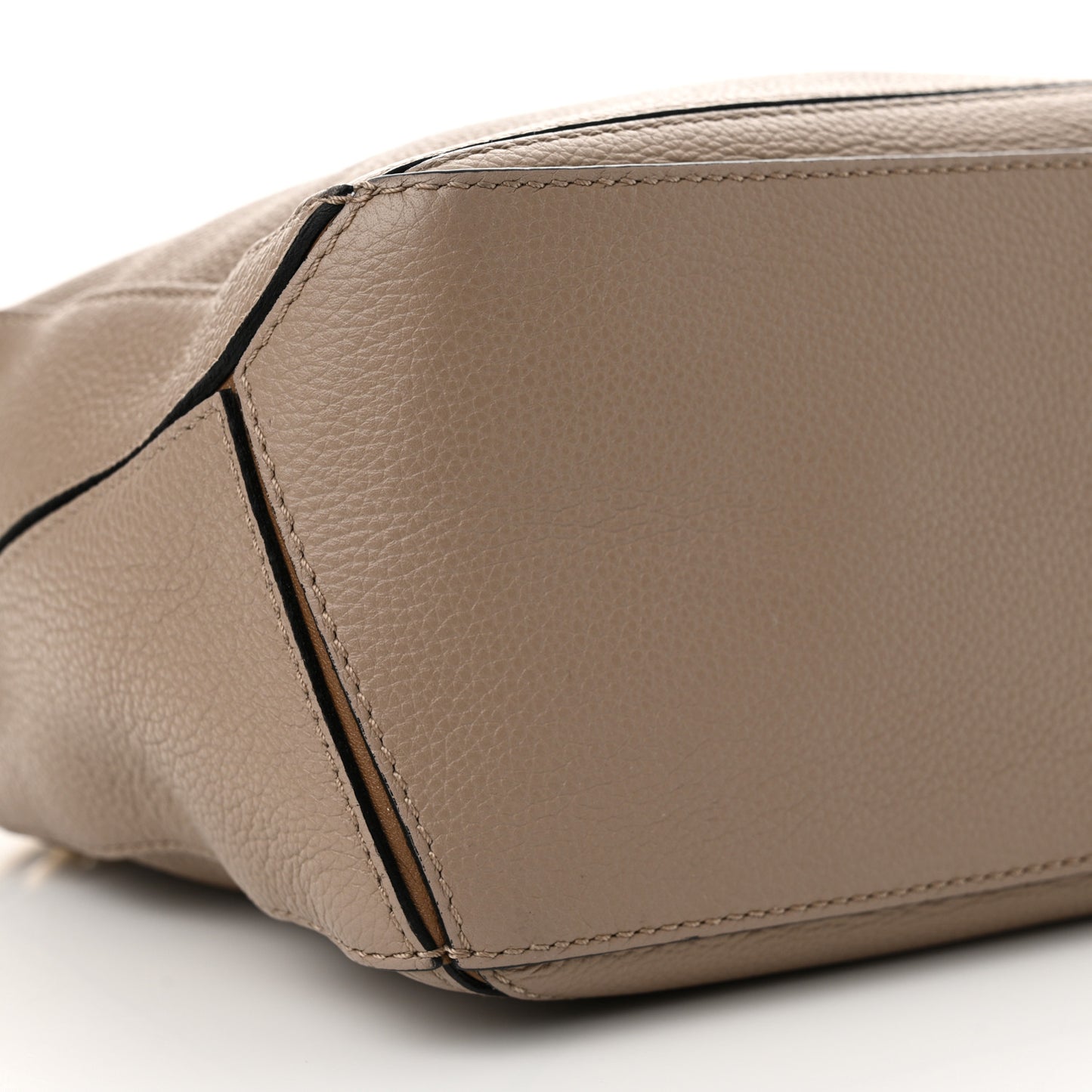 Grained Calfskin Small Puzzle Bag Sand Mink