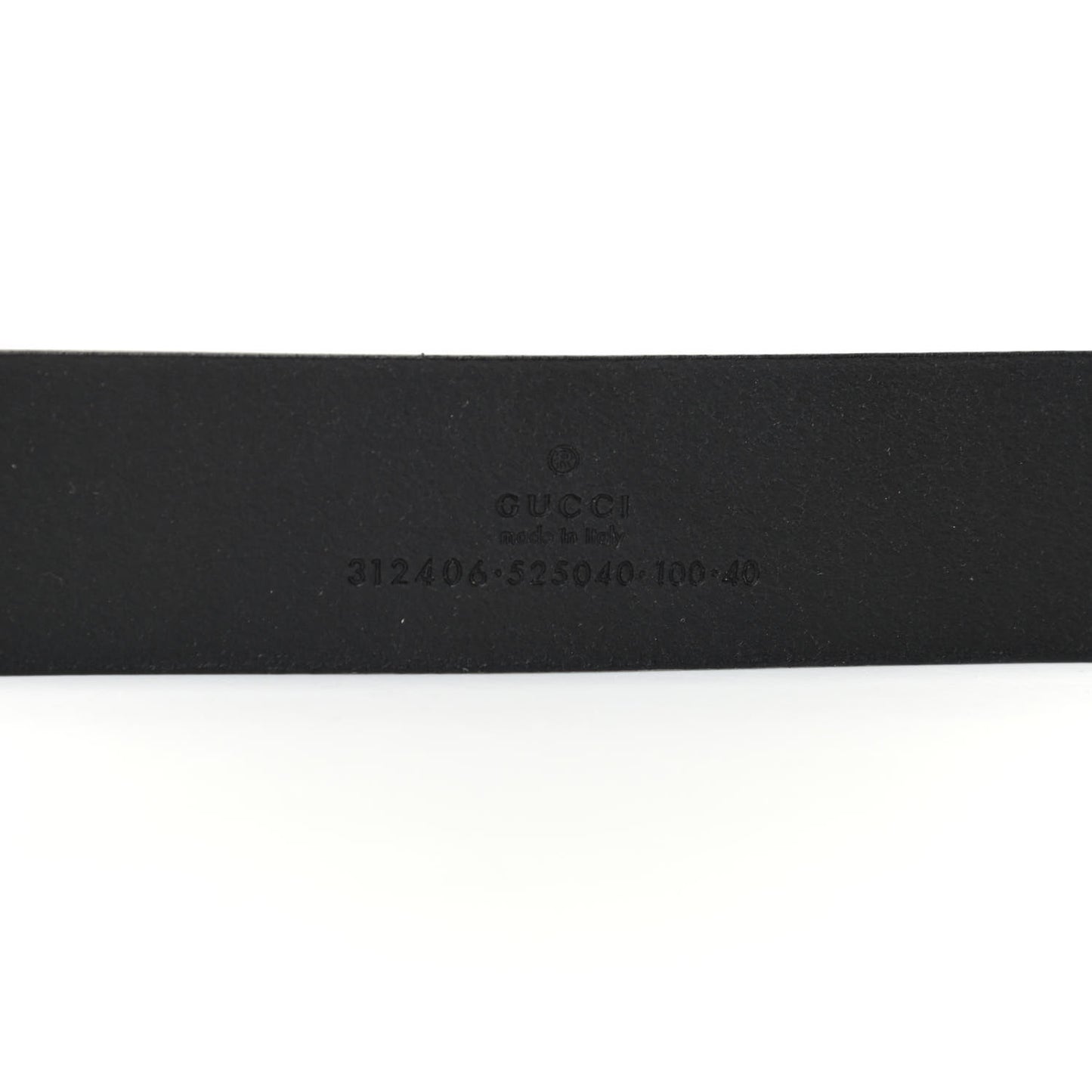 Calfskin Buckle Belt 100 40 Black