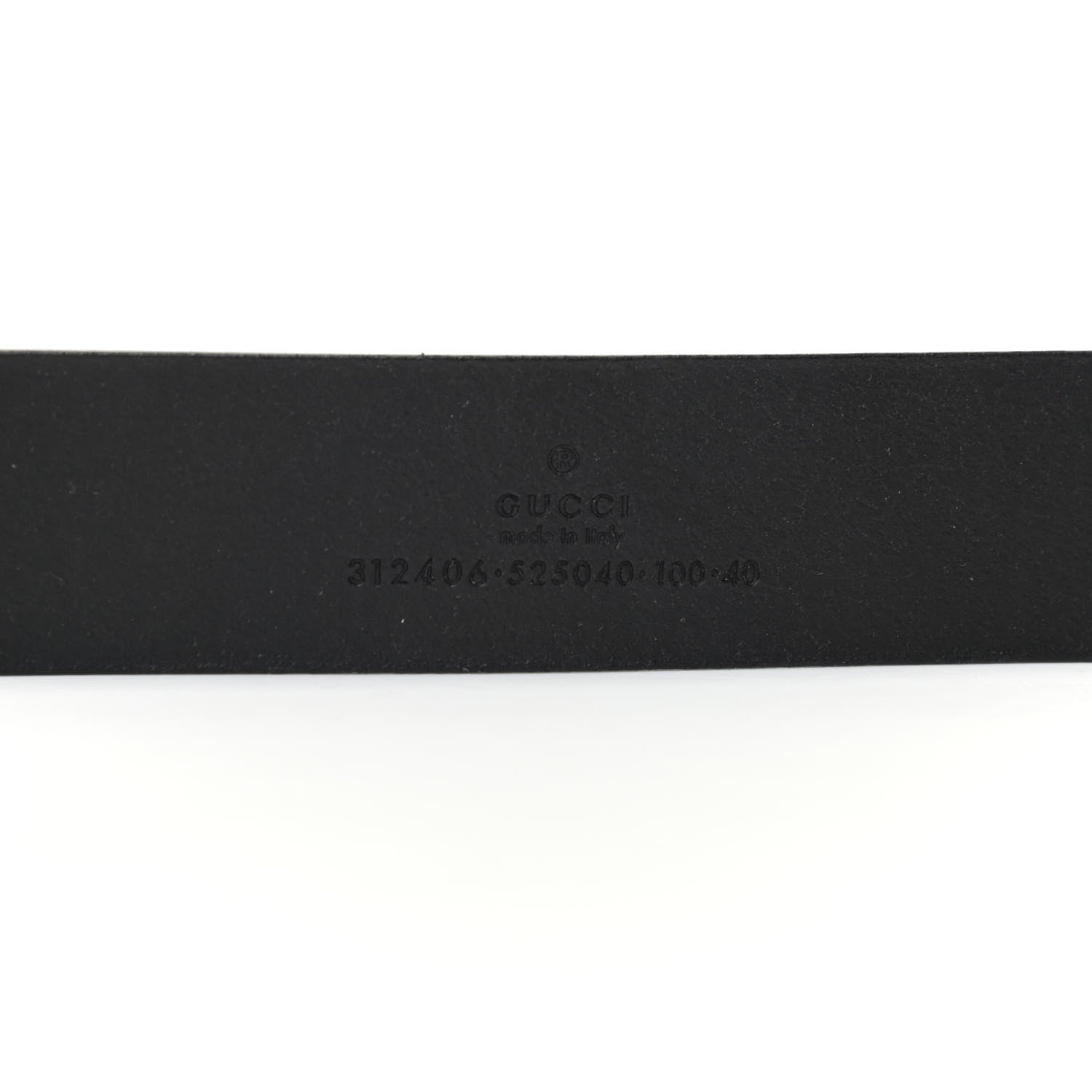 Gucci Calfskin Buckle Belt 100 40 Black 3 of 5