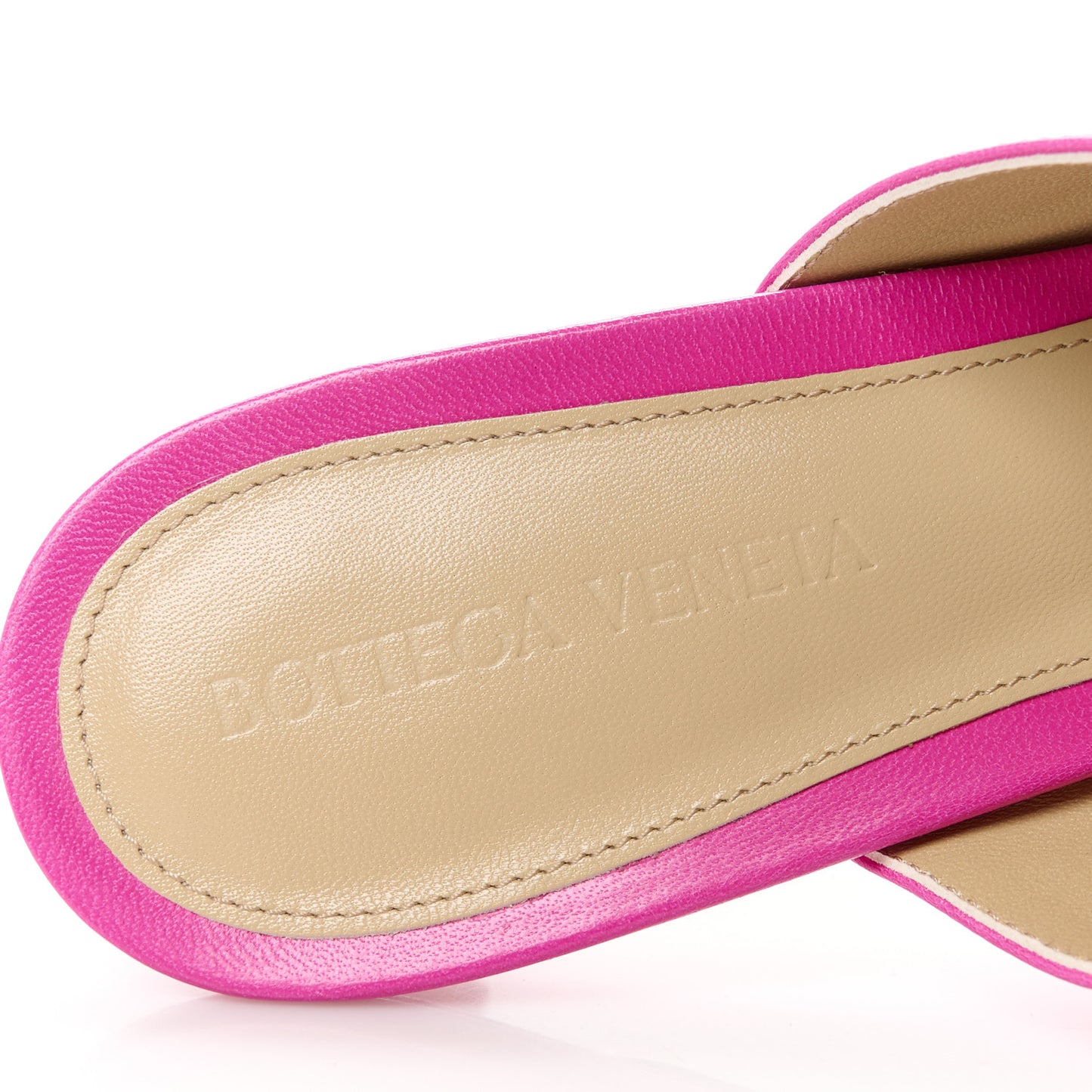 Lambskin Stretch Lounge Sandals 39 Hollyhock
