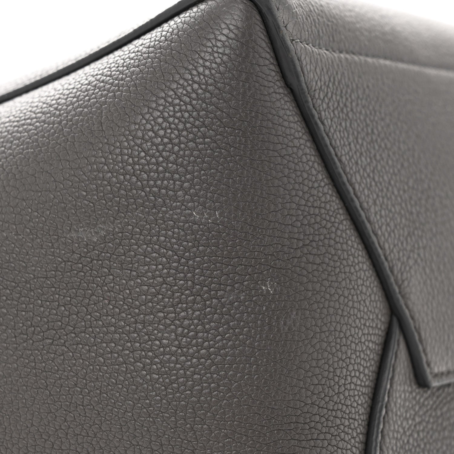 Celine Soft Grained Calfskin Sangle Bucket Bag Grey 11 of 14