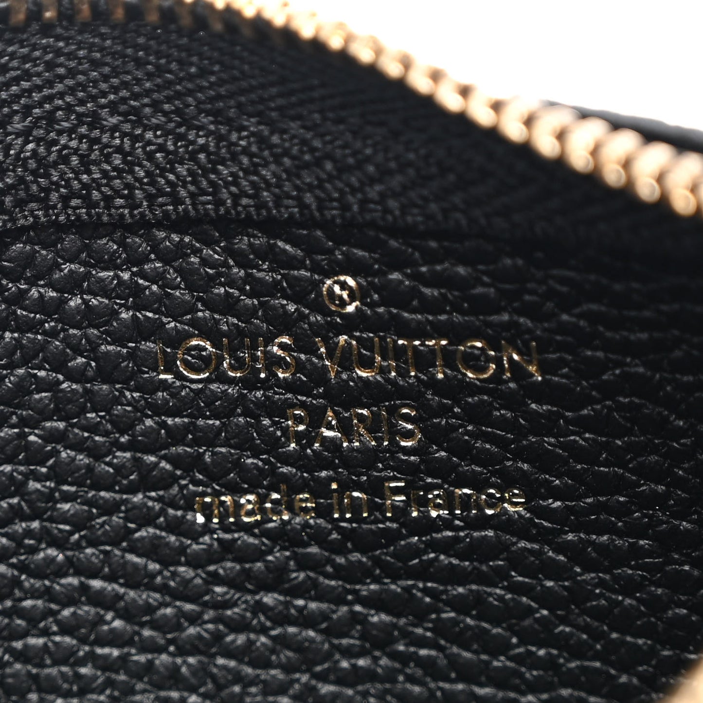 Empreinte Monogram Giant Key Pouch Black Beige