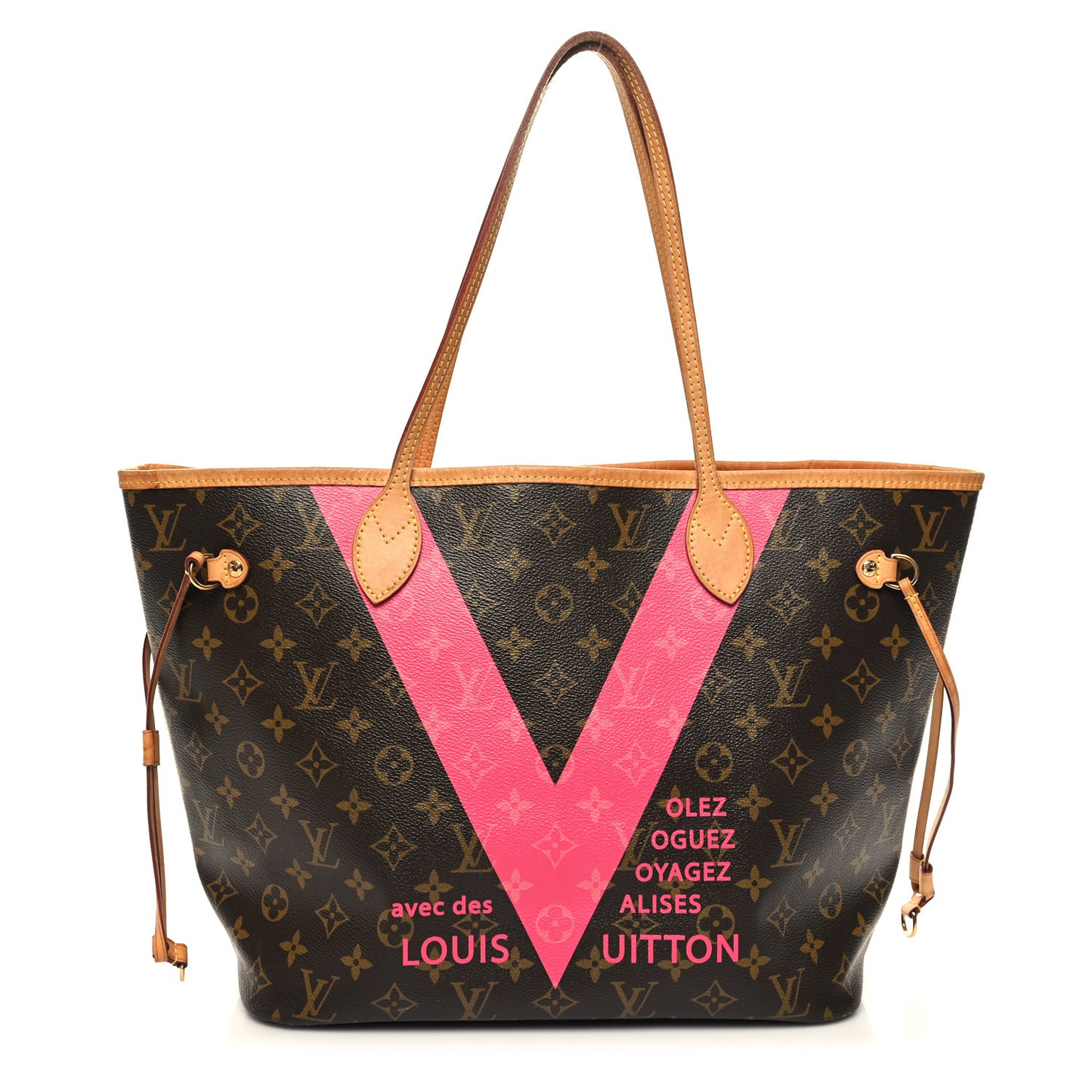 Monogram V Neverfull MM Grenade