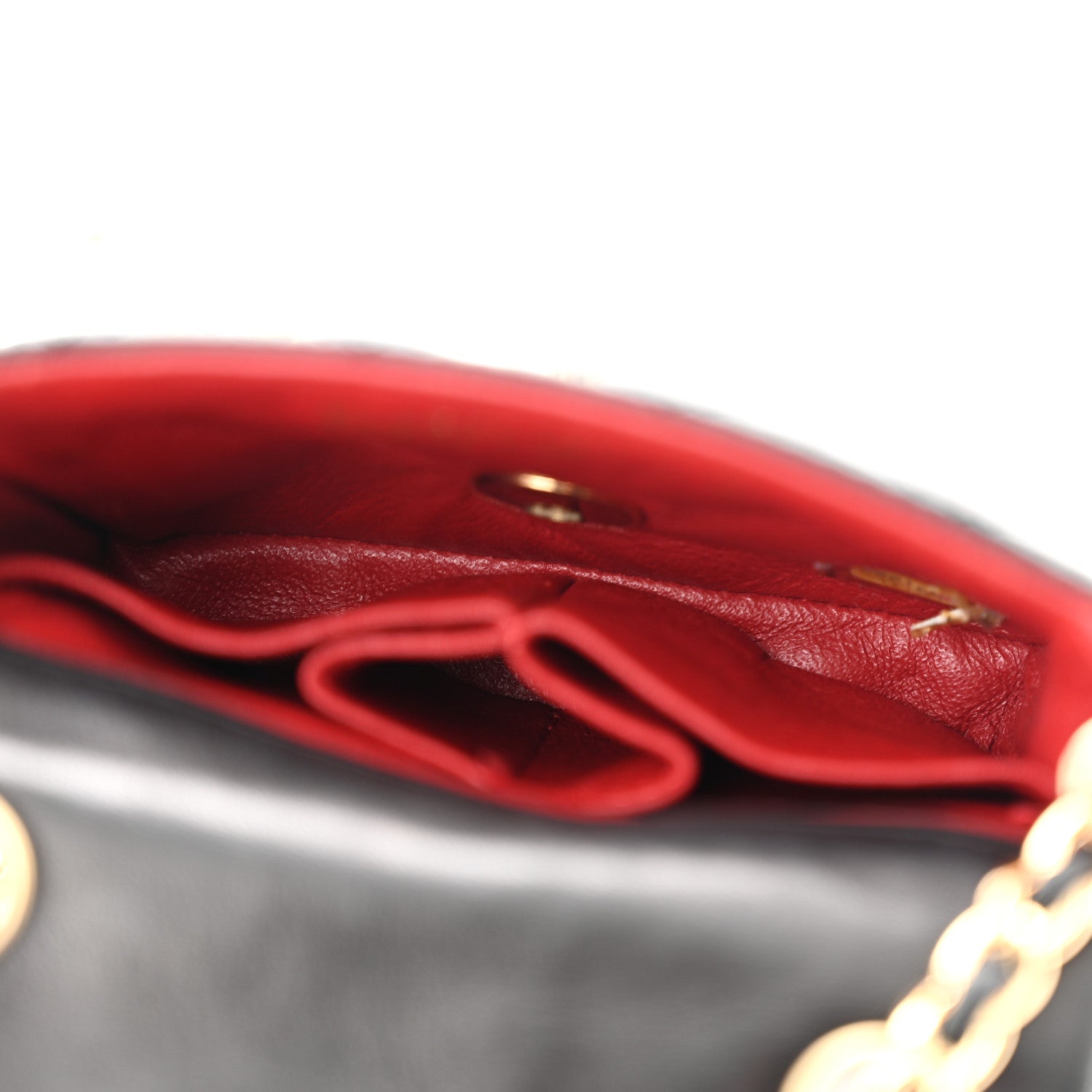 Chanel Lambskin Quilted Extra Mini Square Flap Black 5 of 10