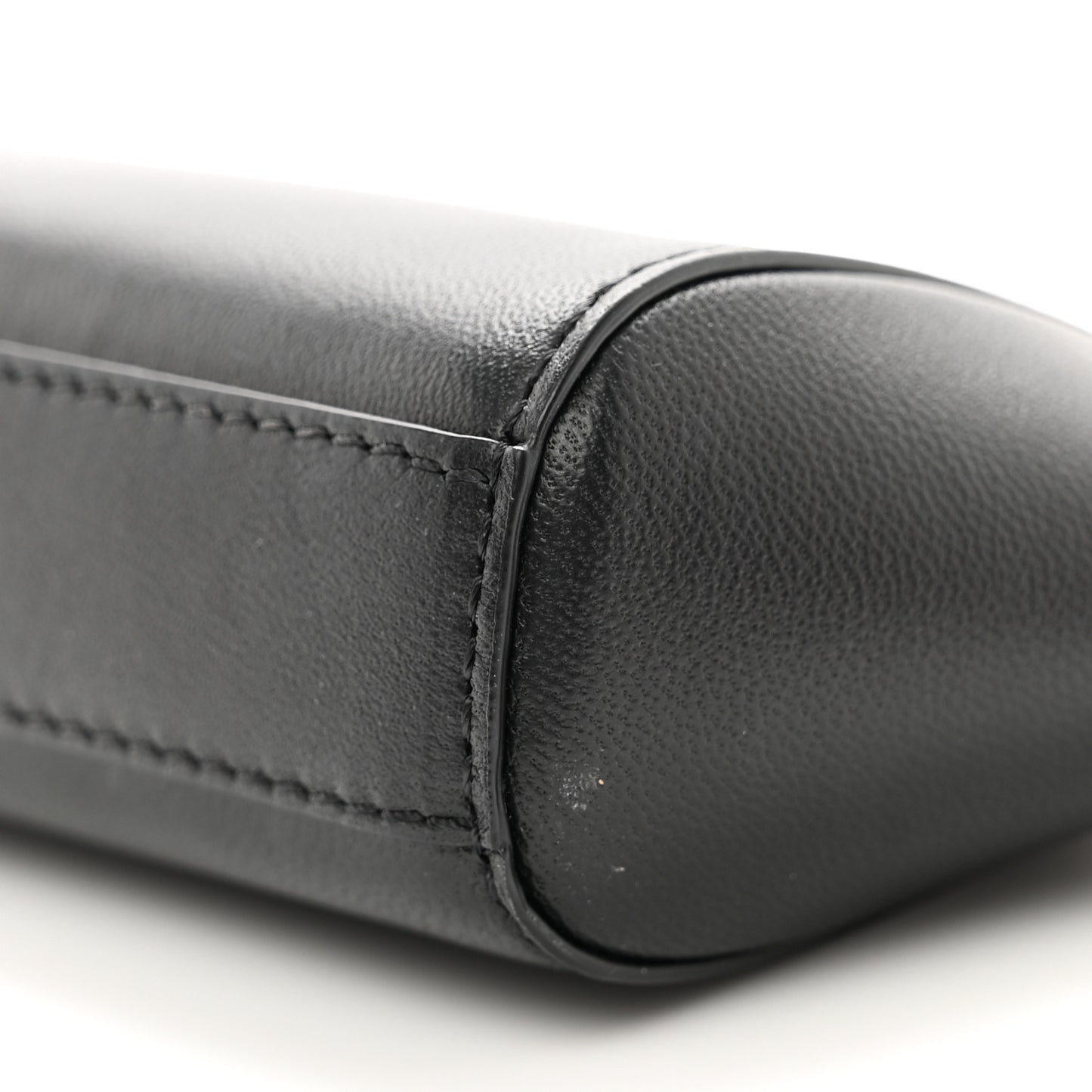 Lambskin Baby Antigona with Chain Black