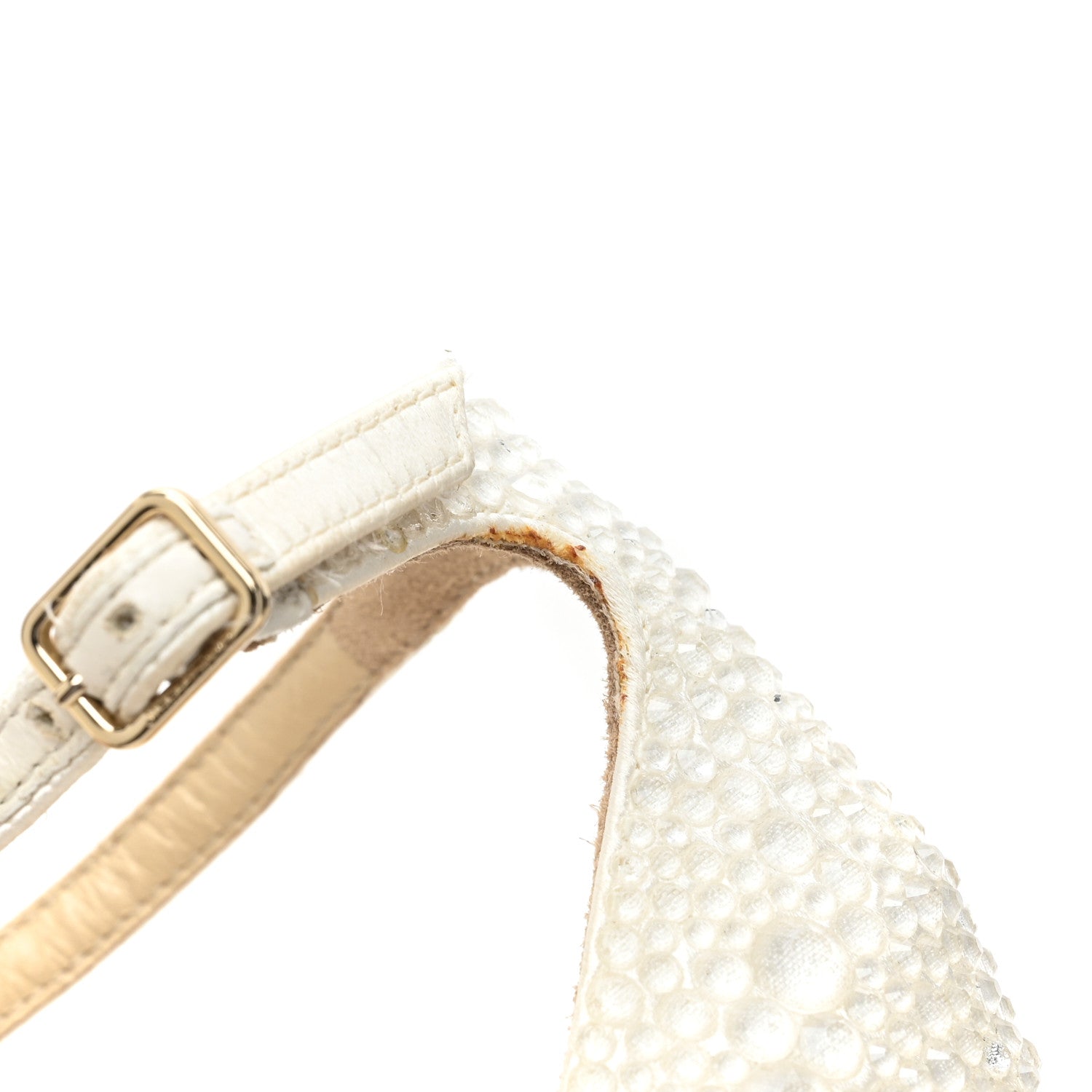 Jimmy Choo Satin Crystal Averly Bow 100 Pumps 37 Latte 10 of 11
