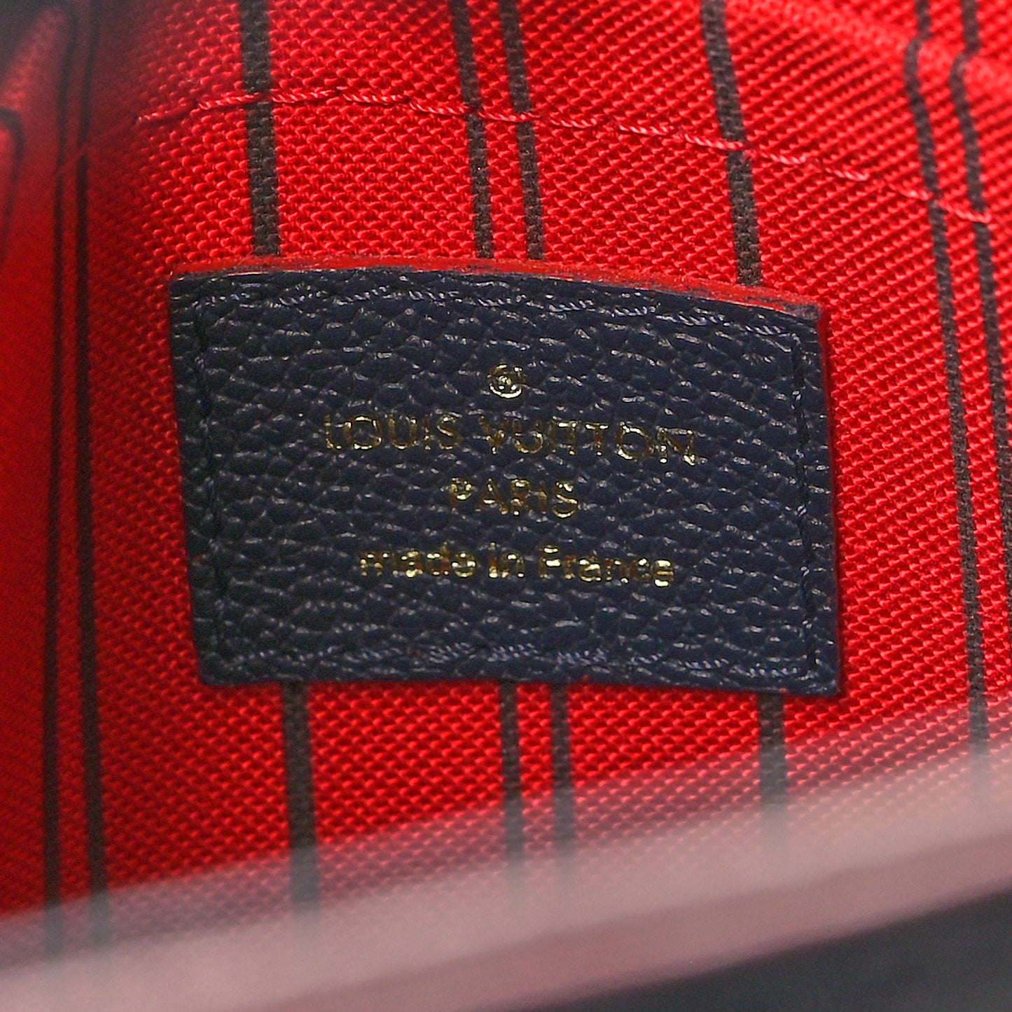 Empreinte Montaigne BB Marine Rouge