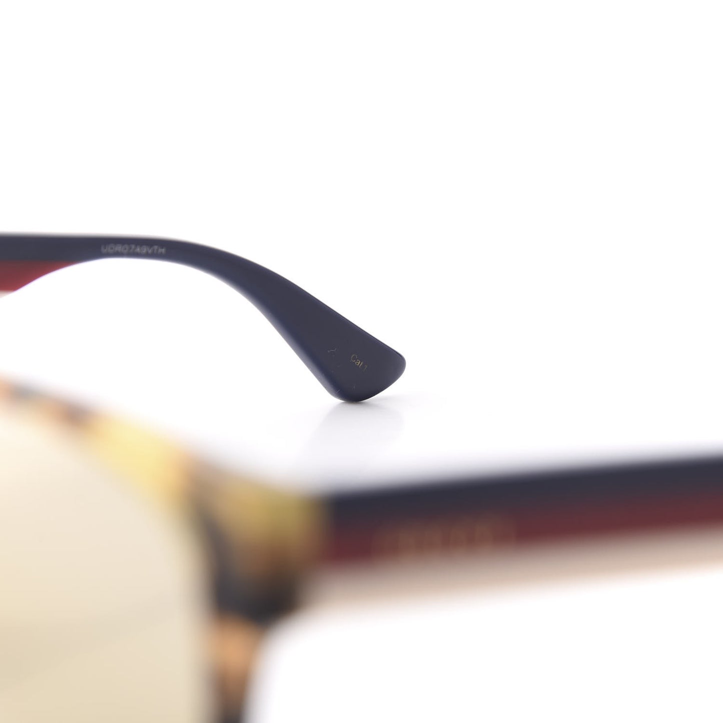 Acetate Square Frame Web Sunglasses GG0341S Tortoise