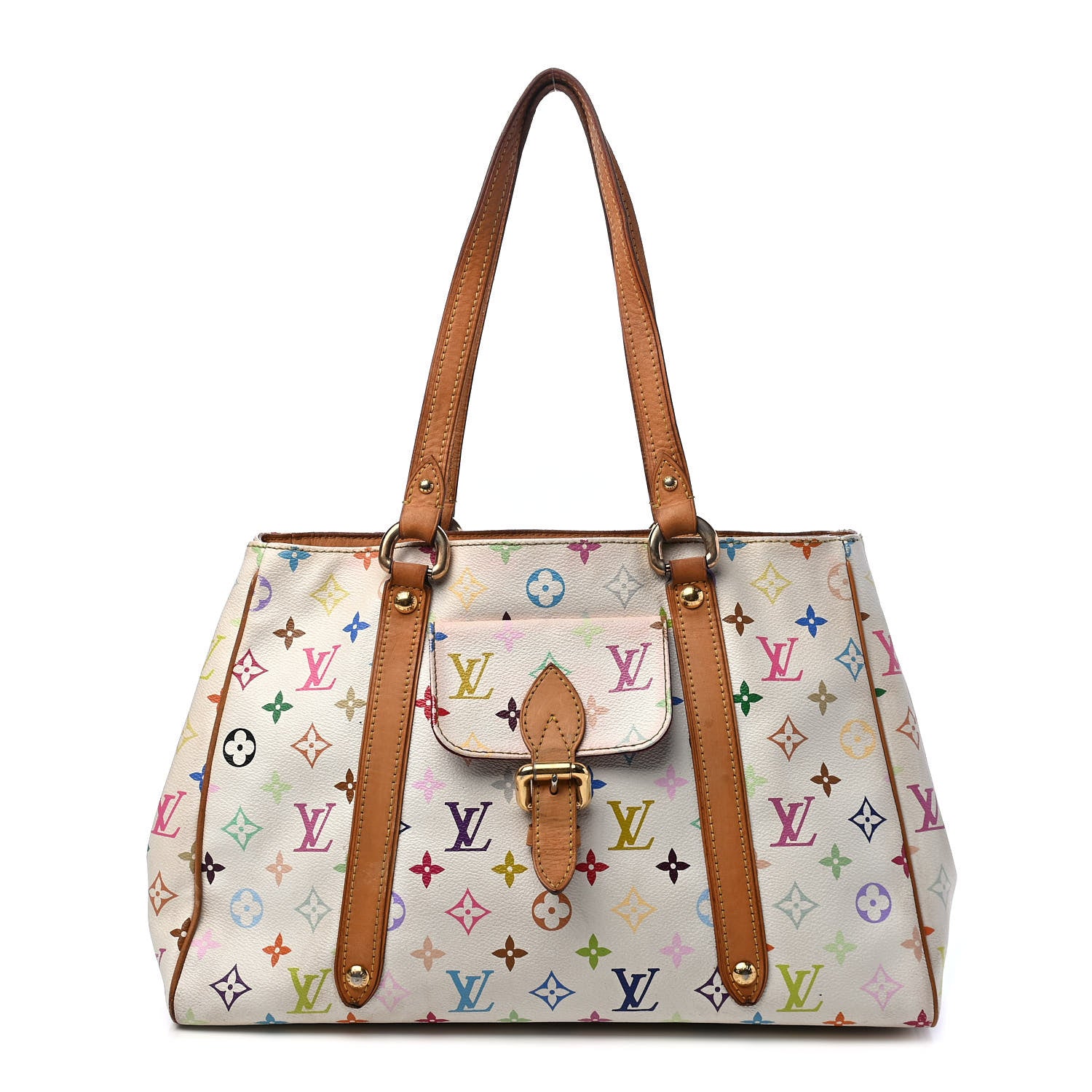 Louis Vuitton Monogram Multicolor Aurelia MM White 1 of 8