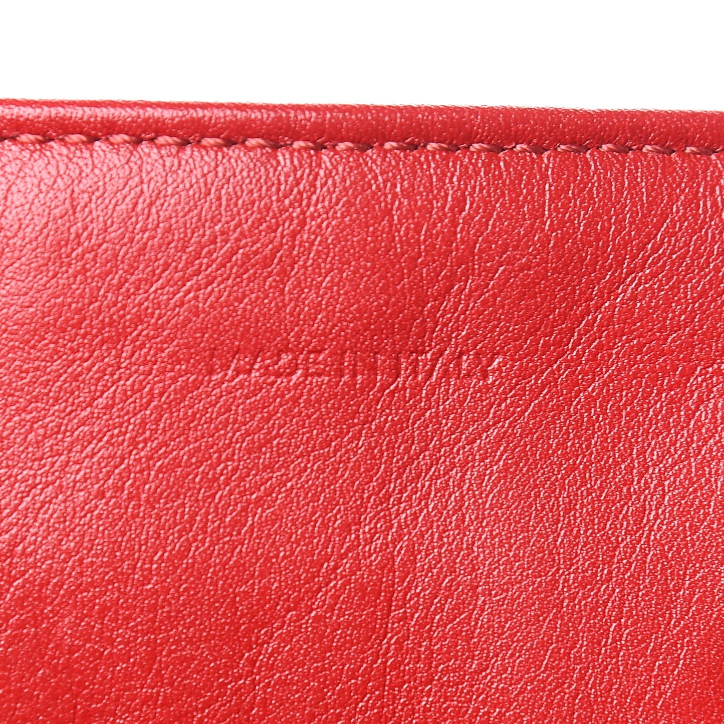 Calfskin Quilted Small C Backpack Red