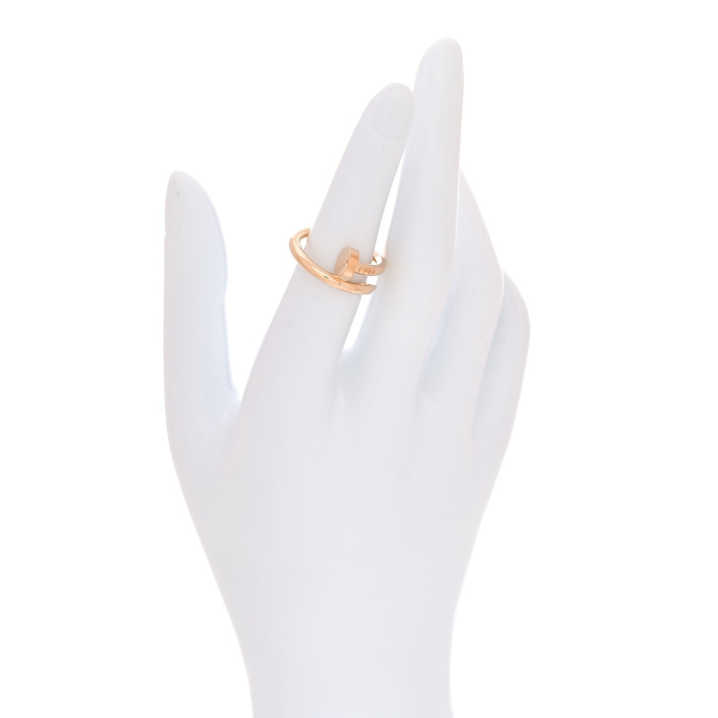 18K Pink Gold Juste Un Clou Ring 52 6