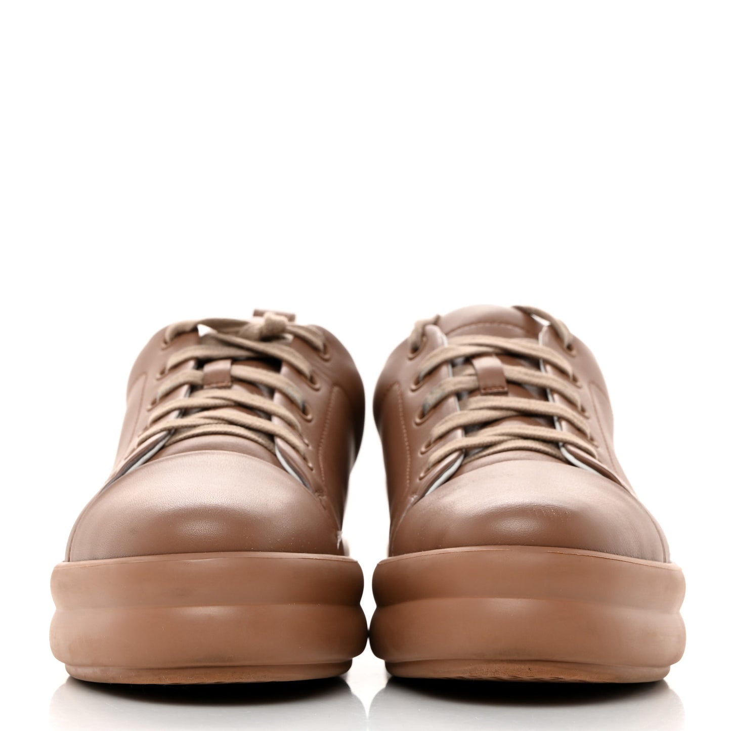 Calfskin Womens Happy Sneakers 37.5 Rose Perle