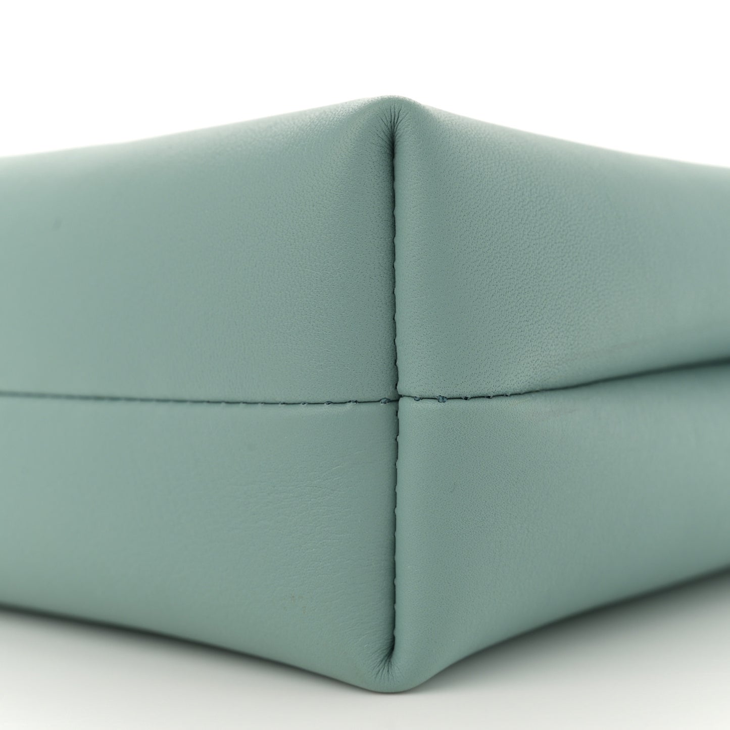 Smooth Calfskin Pebble Pouch Water