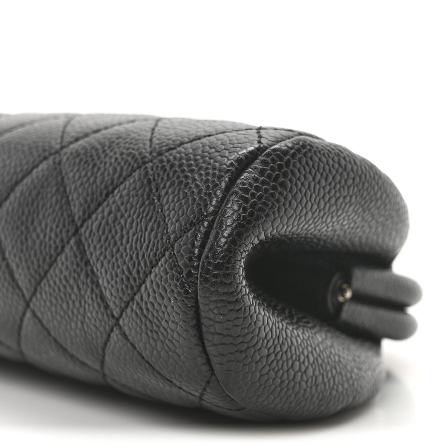 Caviar Quilted Timeless Clutch Black