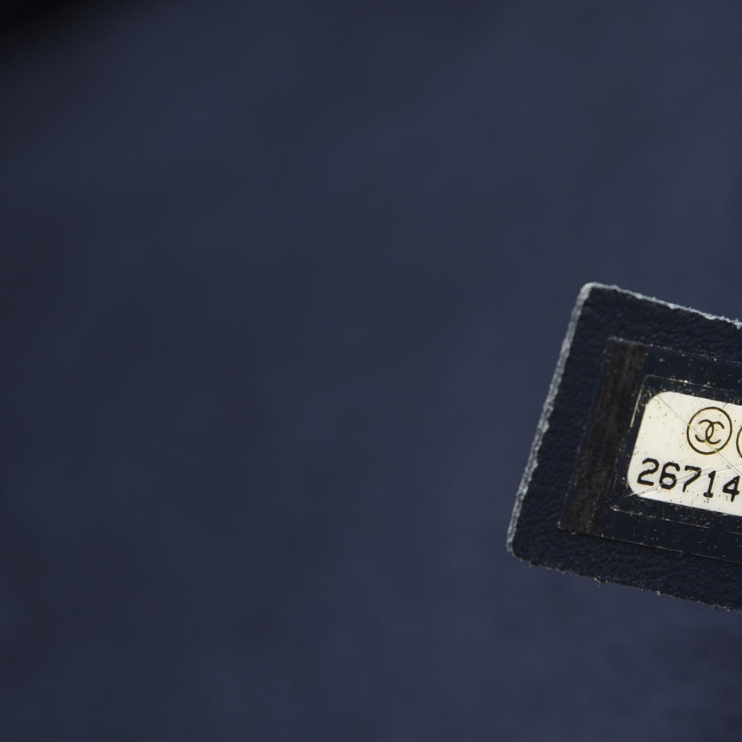 Caviar Medium Studded Deauville Tote Navy