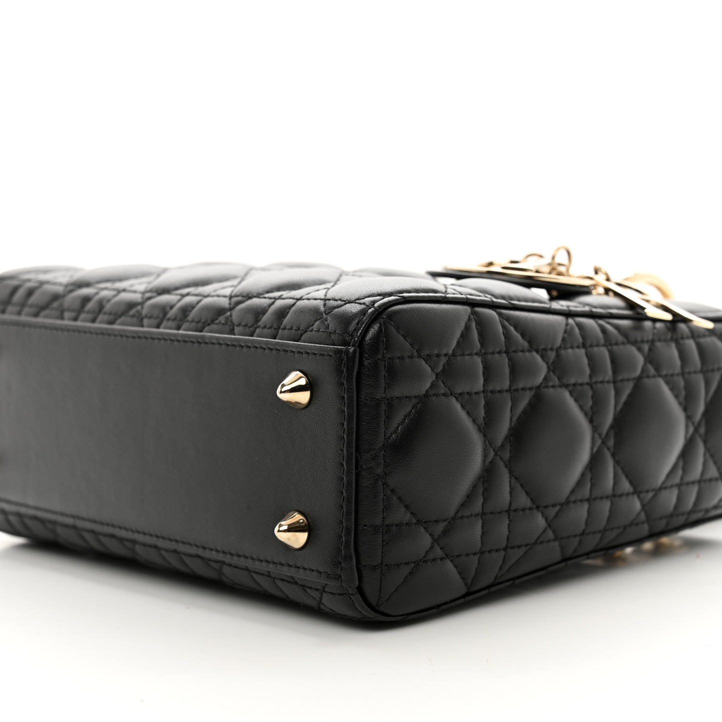Lambskin Cannage Small My ABCDior Lady Dior Black