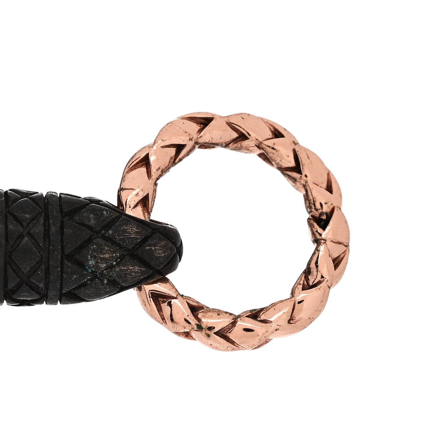 Sterling Silver Bronze Leather Naga Dragon Cord Bracelet
