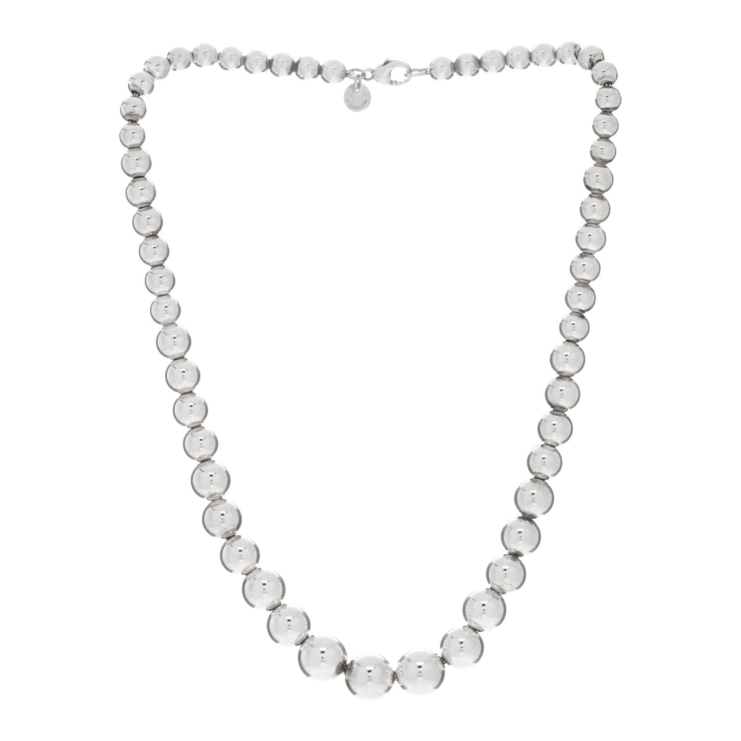 Sterling Silver HardWear Graduated Ball Necklace