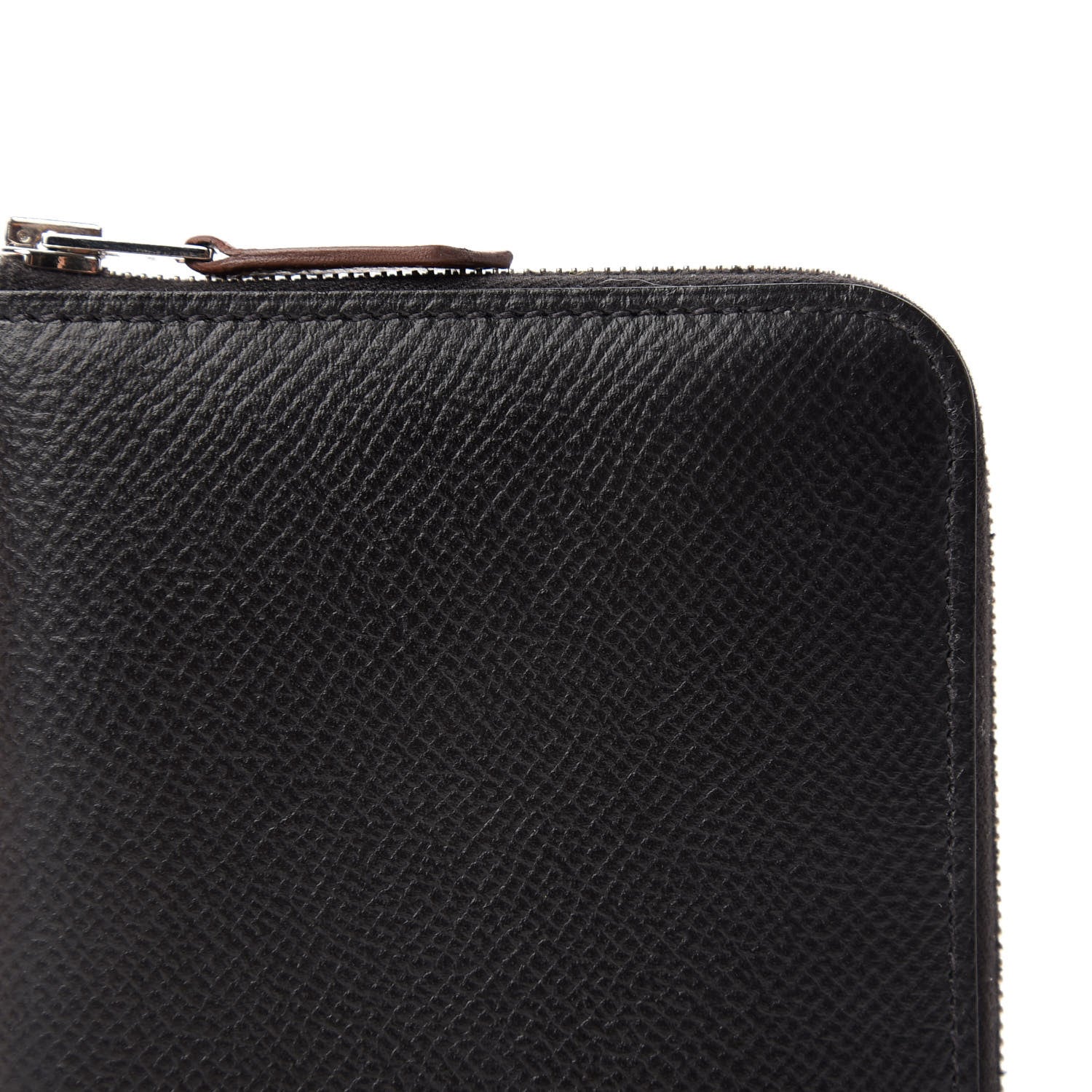 Hermes Epsom Silk'in Compact Wallet Black 10 of 11