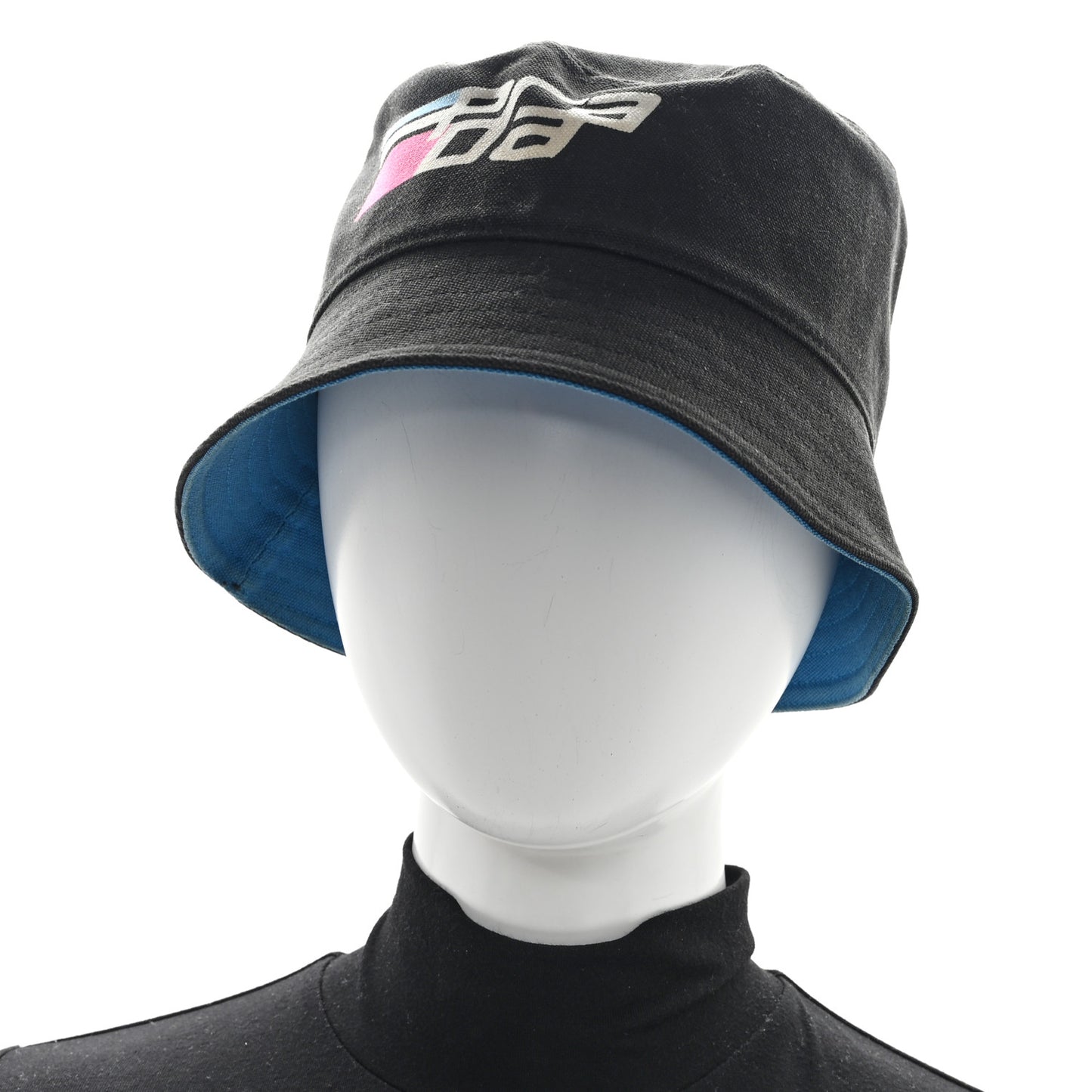 Canvas Racing Logo Womens Bucket Hat M Black