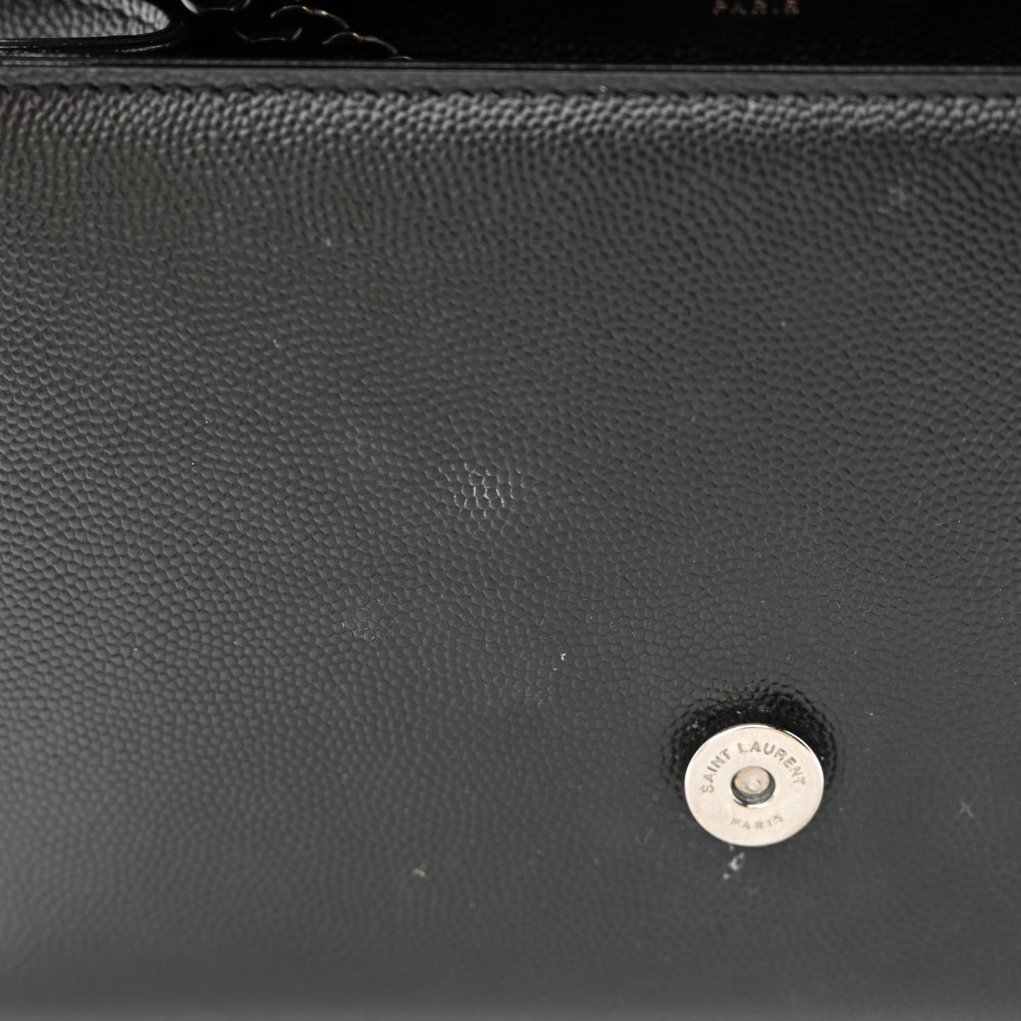 Grain De Poudre Small Monogram Monochrome Kate Satchel Black