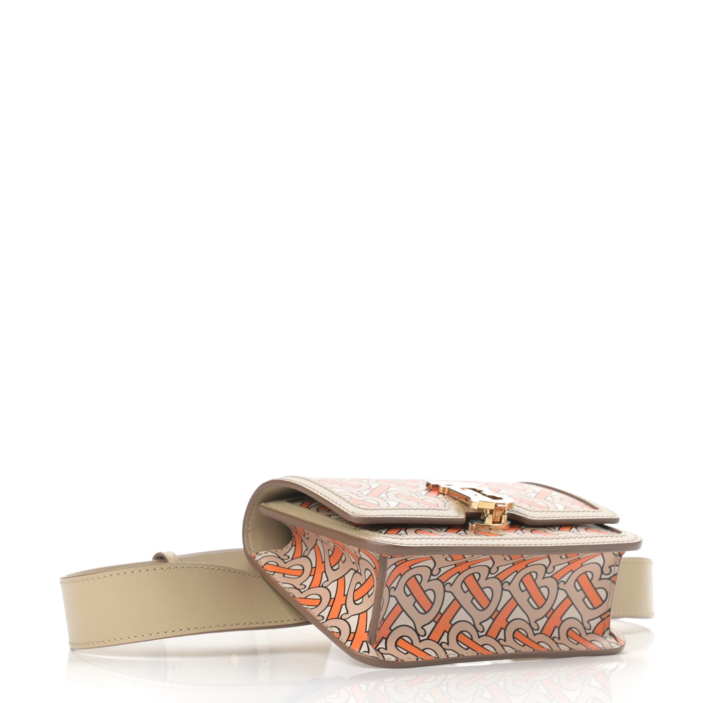 Calfskin Monogram TB Bum Bag Bright Orange
