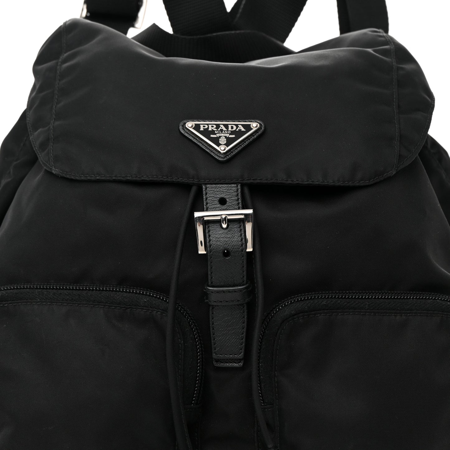 Nylon Vela Large Backpack Black