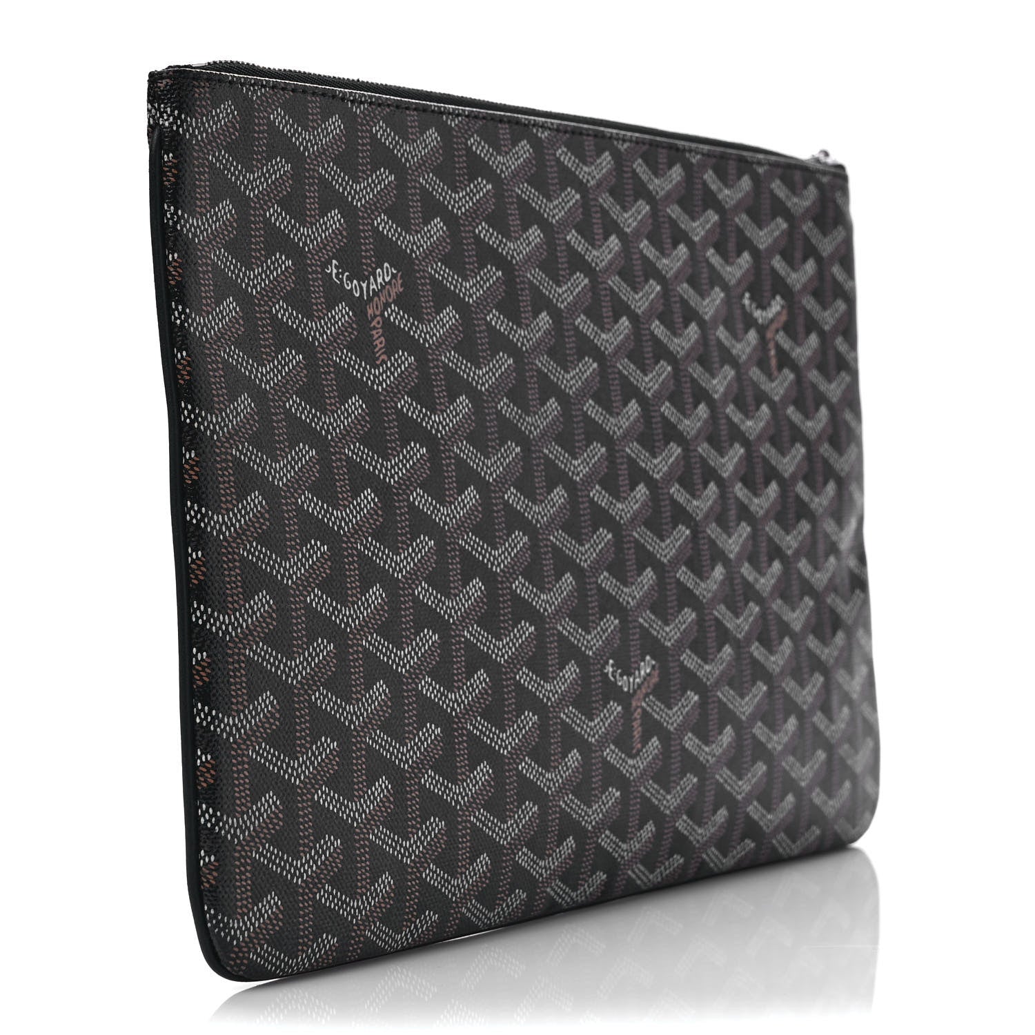 Goyard Goyardine Senat Pochette MM Black 3 of 6