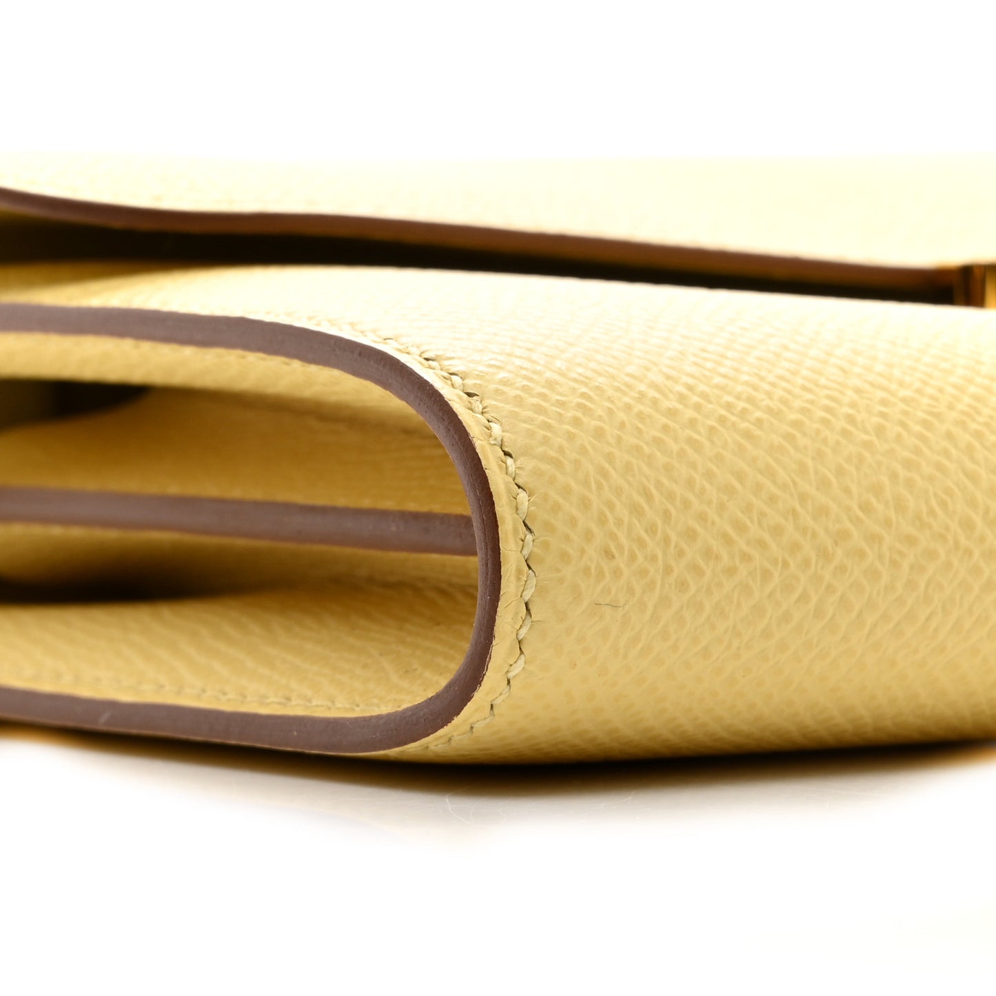 Epsom Constance Long Wallet To Go Wallet Jaune Poussin