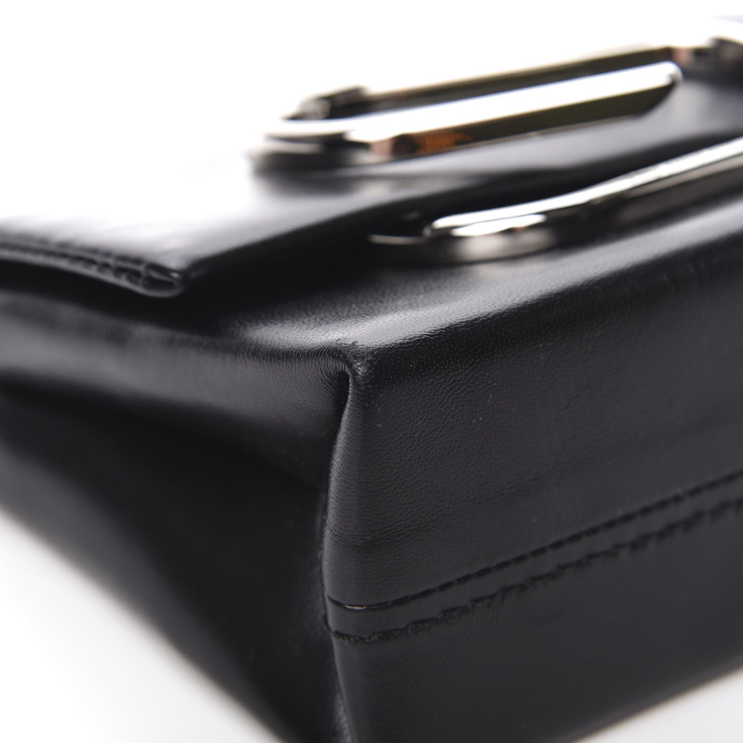 3.1 Calfskin Alix Soft Flap Clutch Black