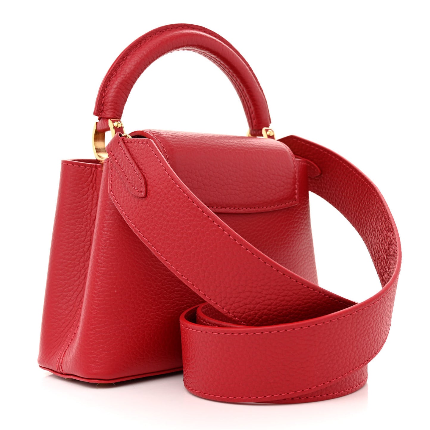 Taurillon Mini Capucines Scarlet