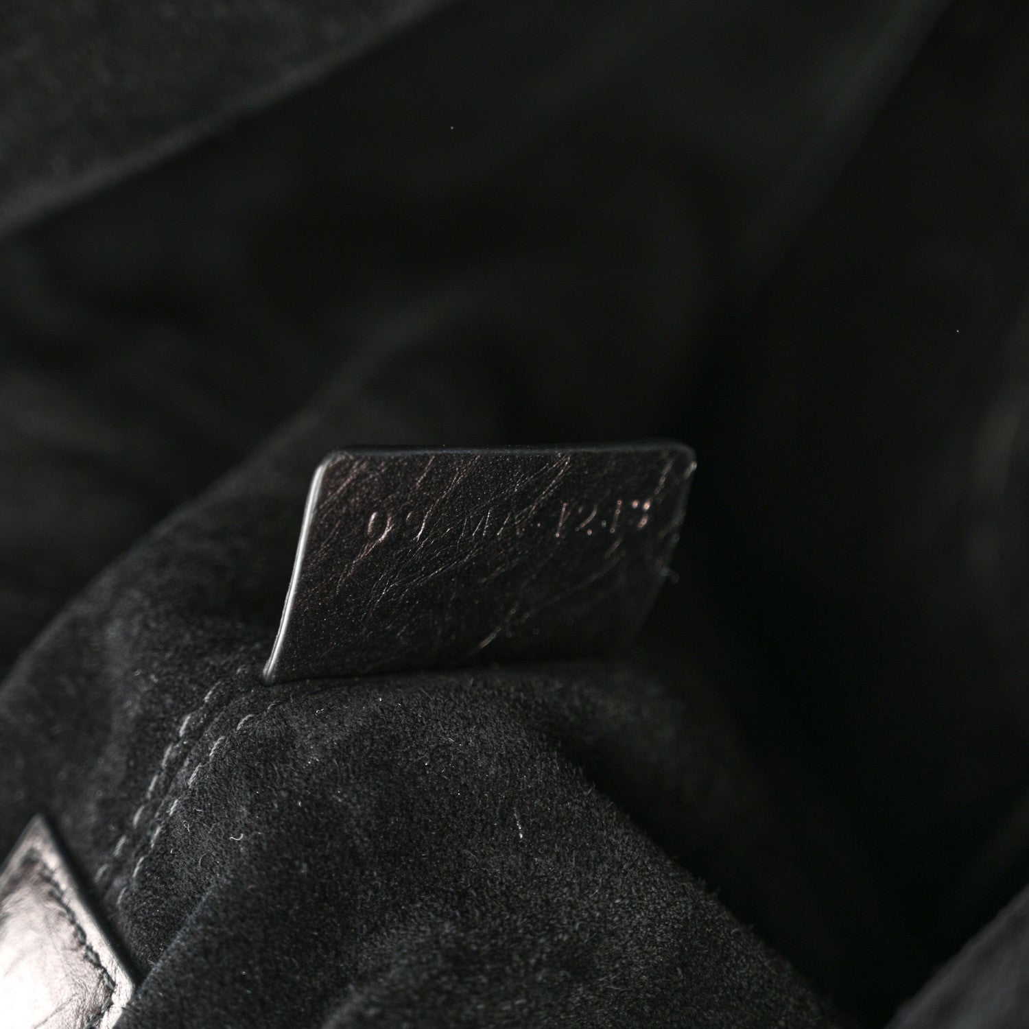 Christian Dior Crinkled Calfskin Macrocannage Medium Toujours Black 7 of 11