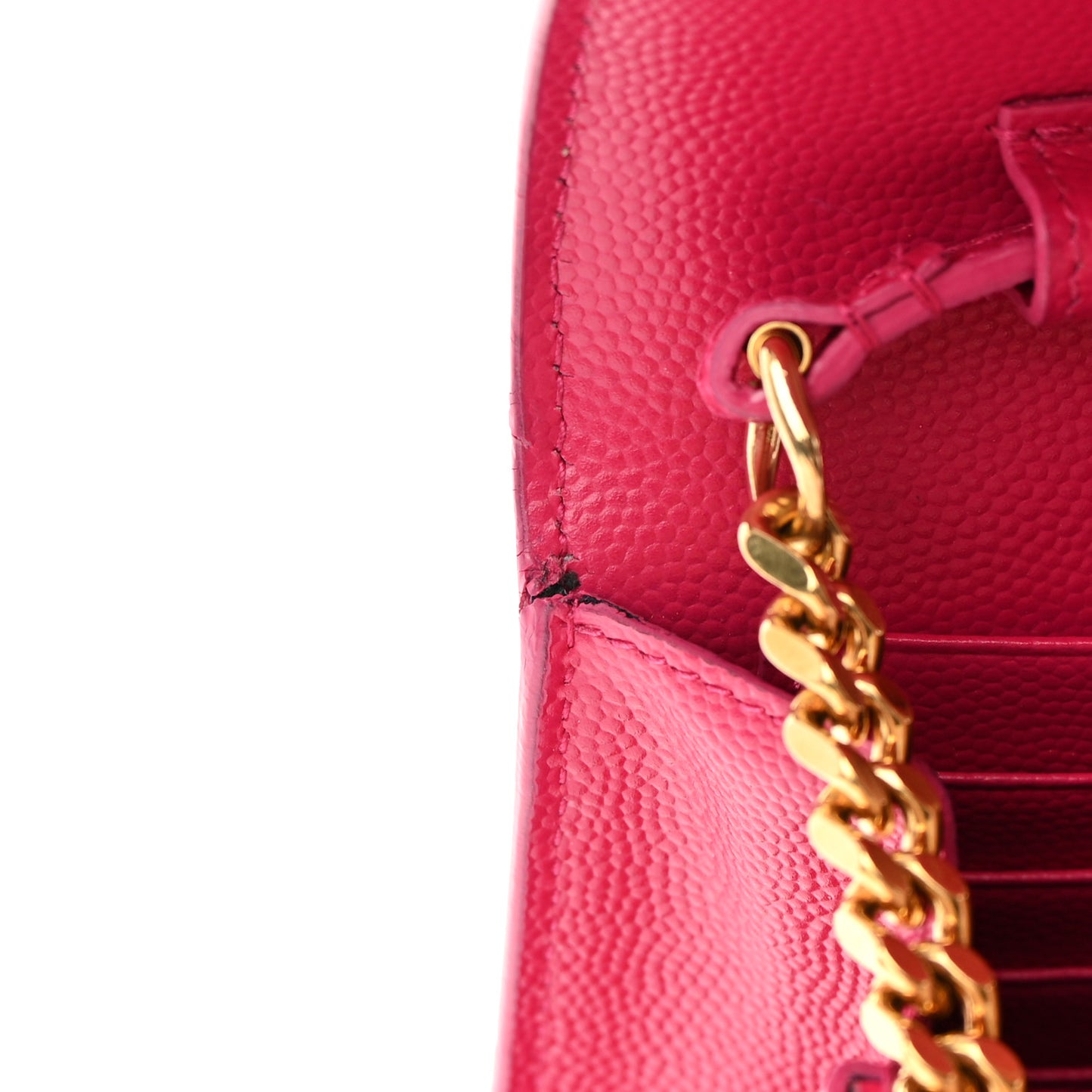 Grain De Poudre Monogram Chain Wallet Bubblegum