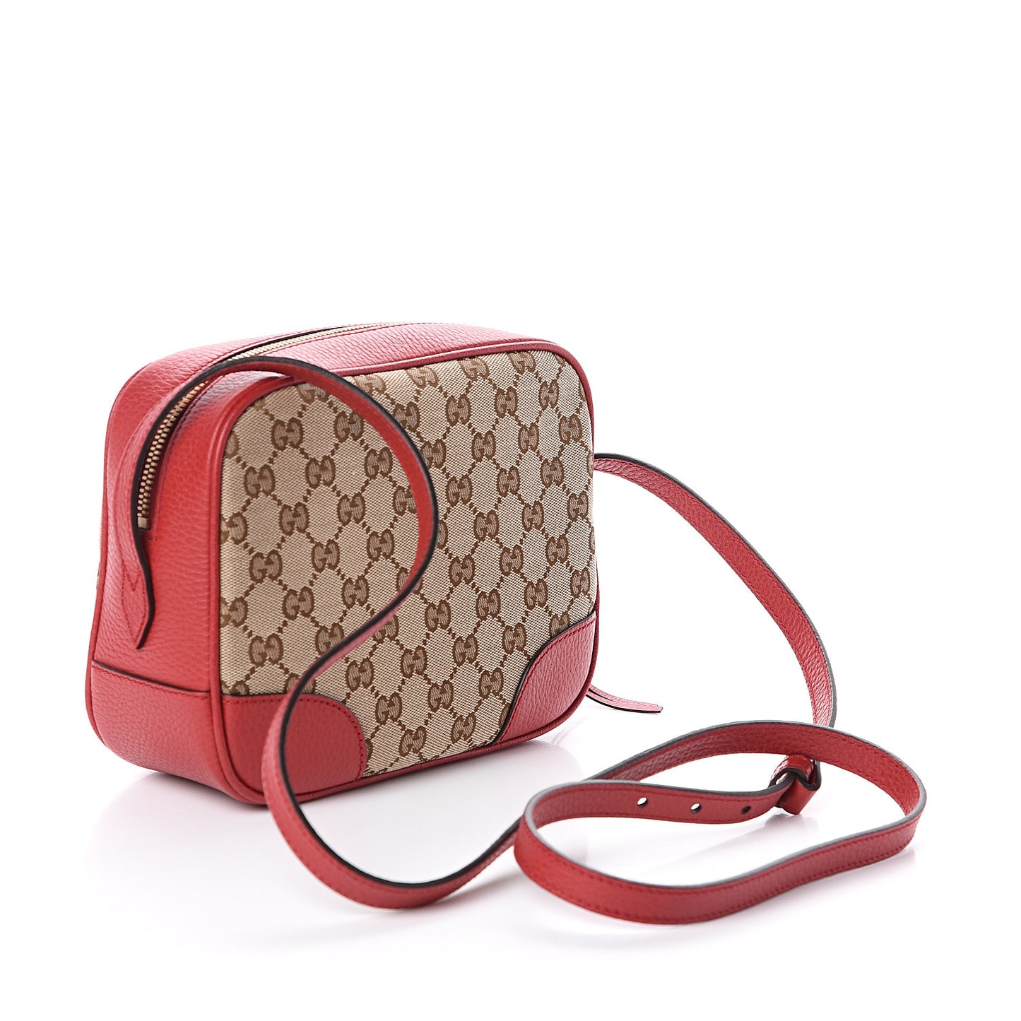 Monogram Mini Bree Messenger Bag Red