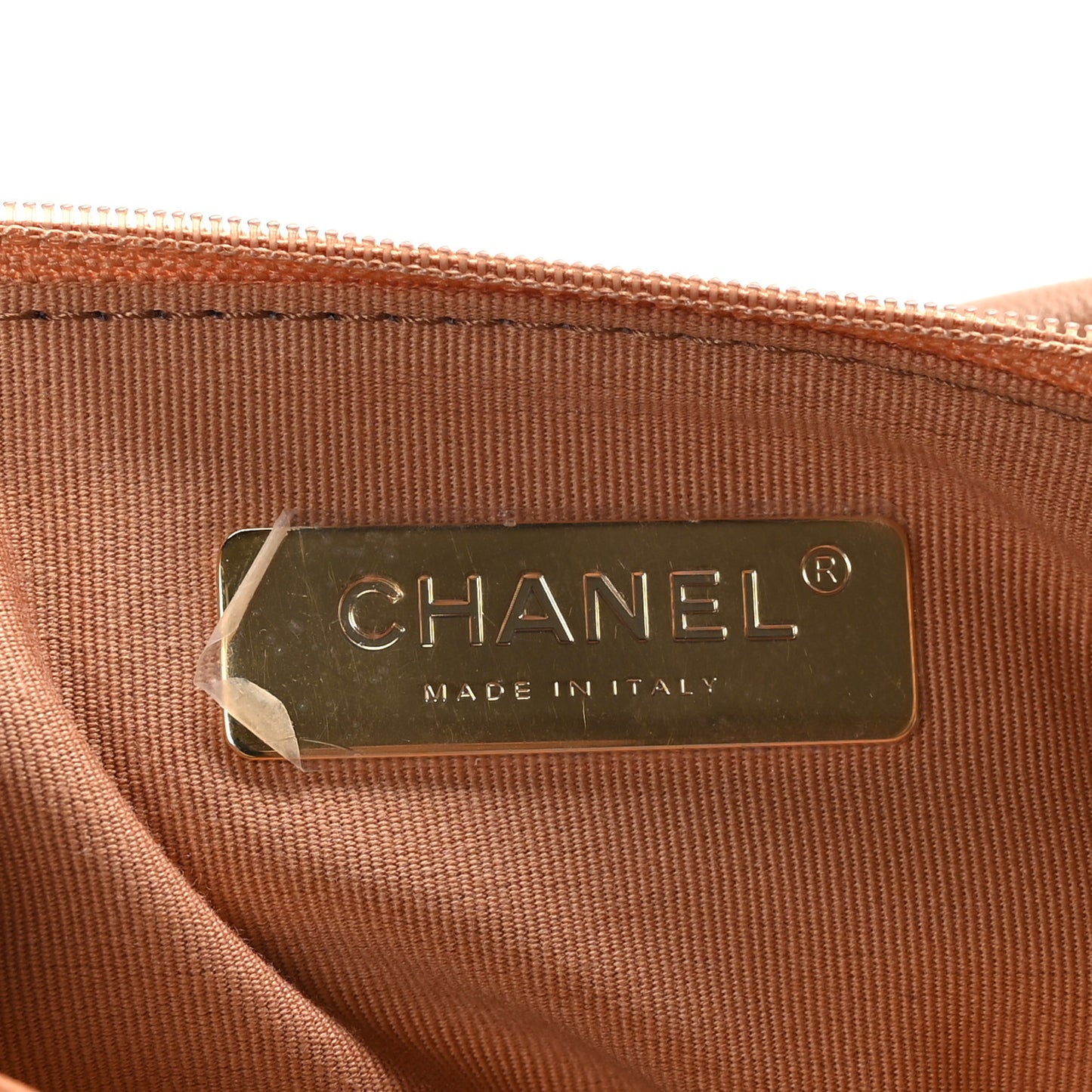 Lambskin Quilted Medium Chanel 19 Flap Brown