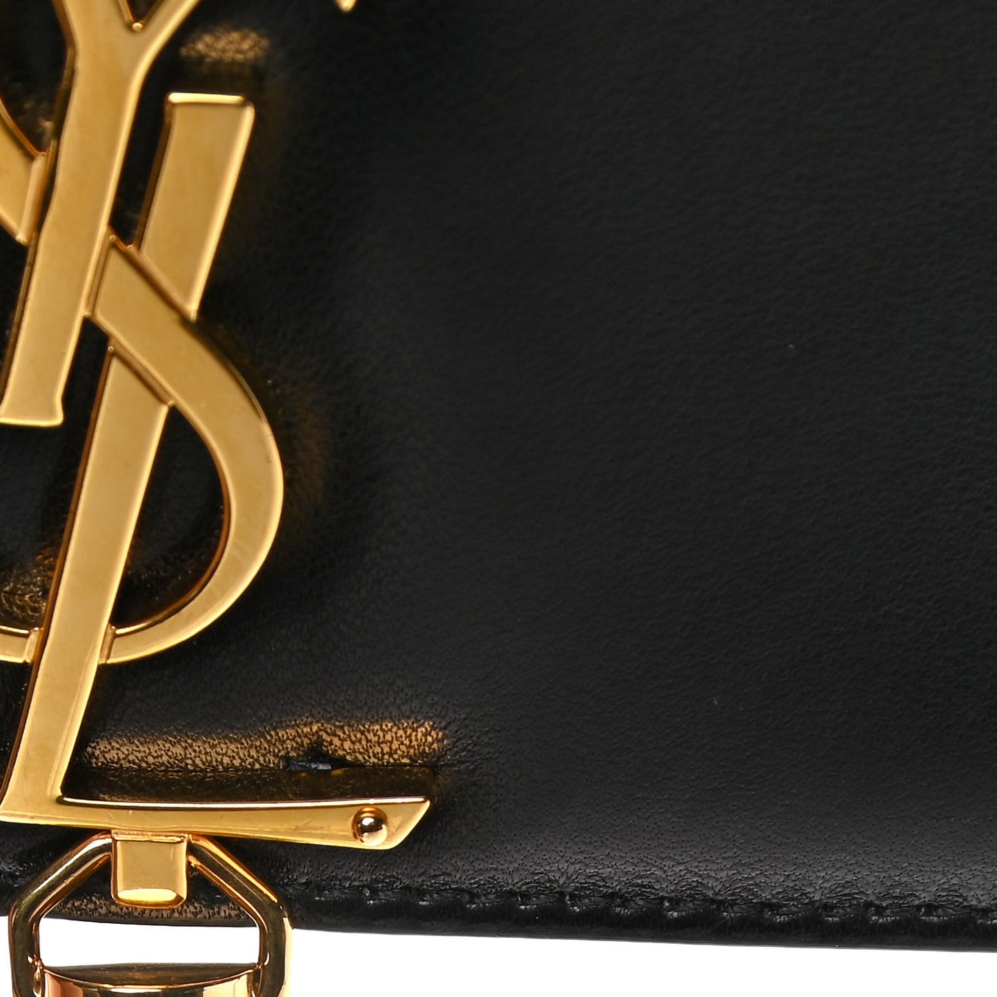 Lambskin Monogram Tassel Kate 99 Black
