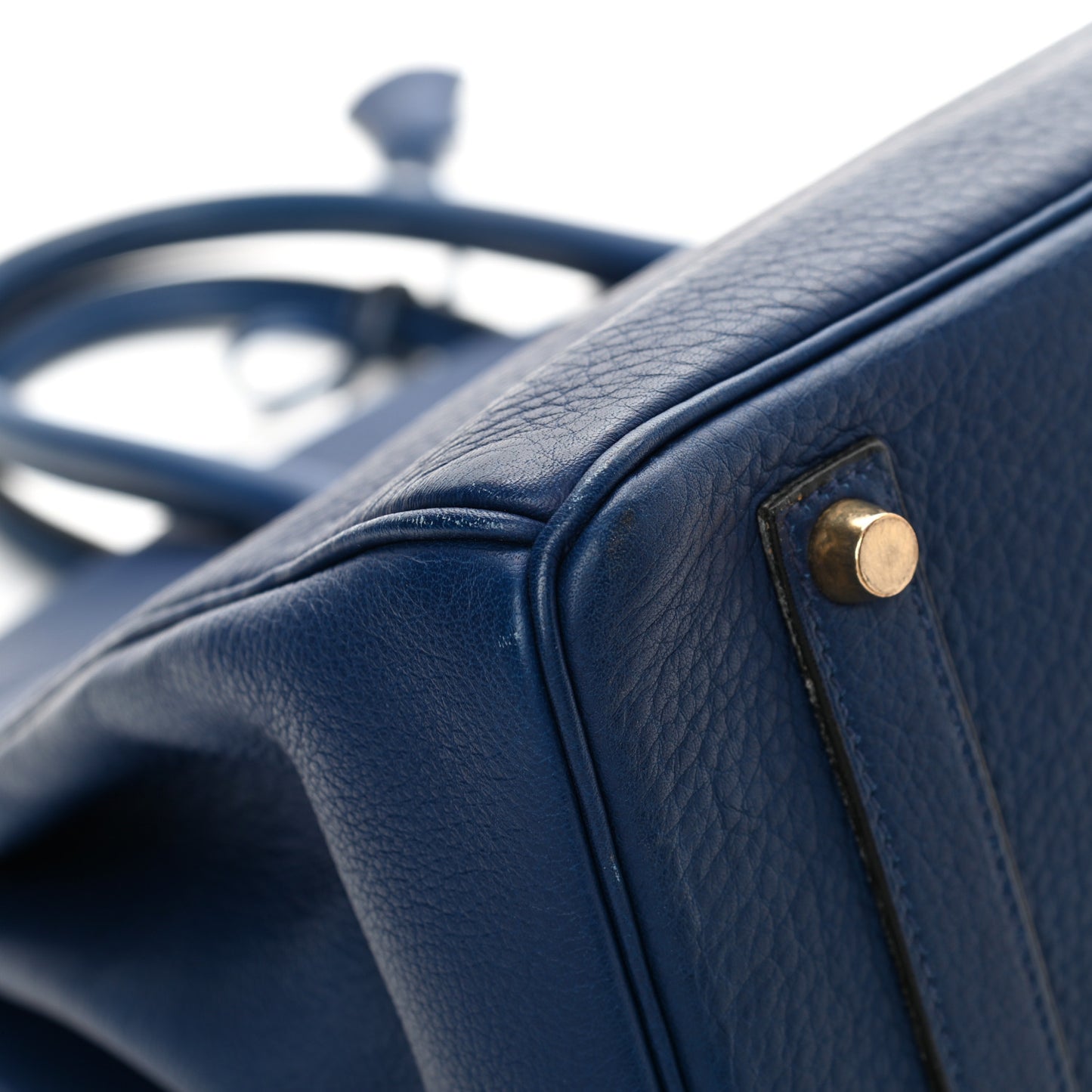 Taurillon Clemence Birkin 35 Bleu Brighton