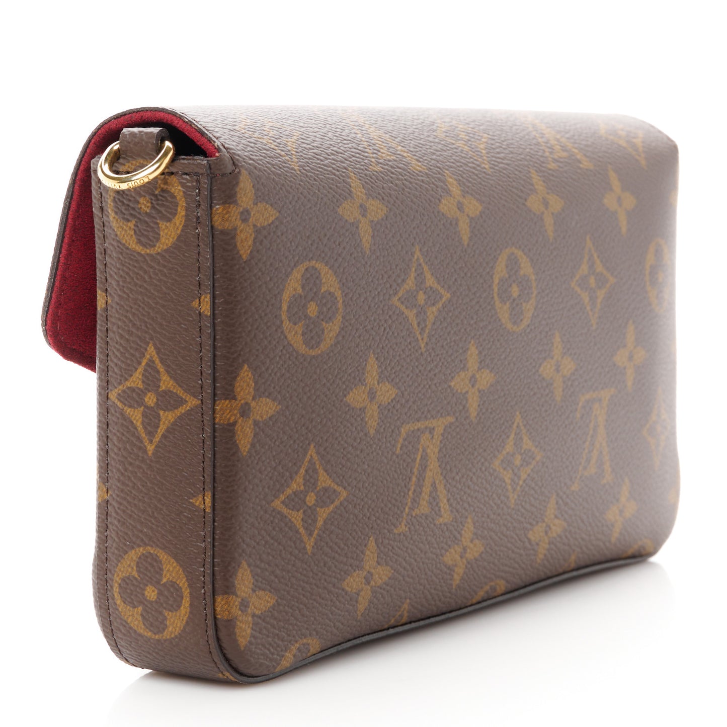 Monogram Pochette Felicie Wallet Fuchsia