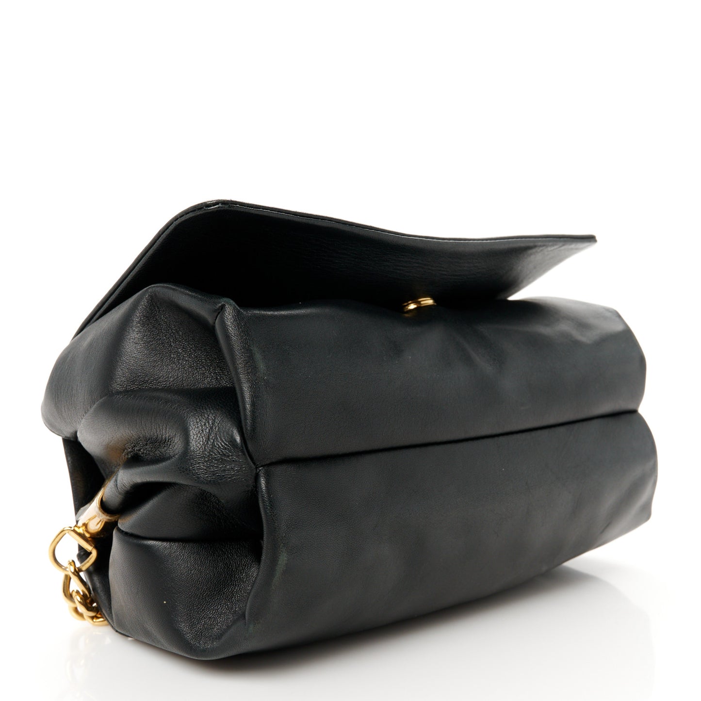 Nappa Palazzo Sultan Shoulder Bag Black