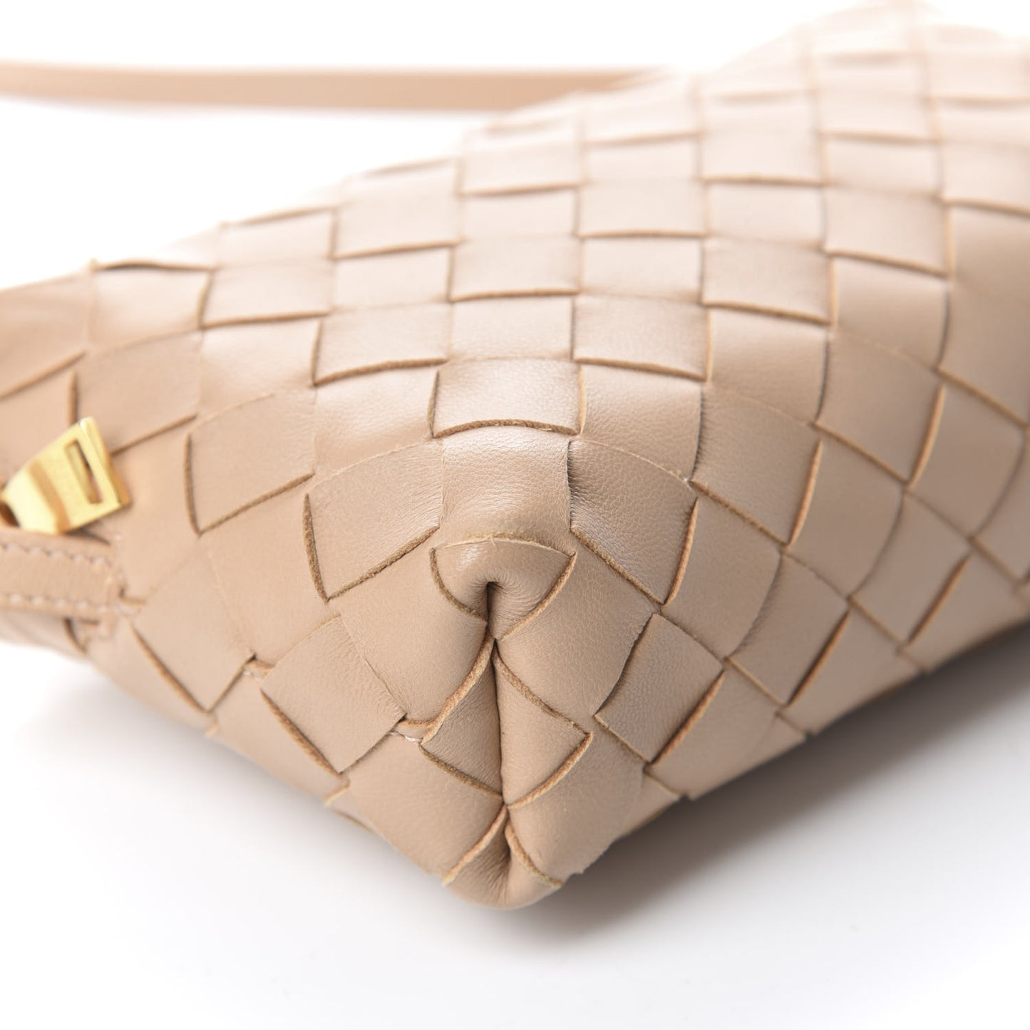 Nappa Intrecciato Mini Crossbody Maple