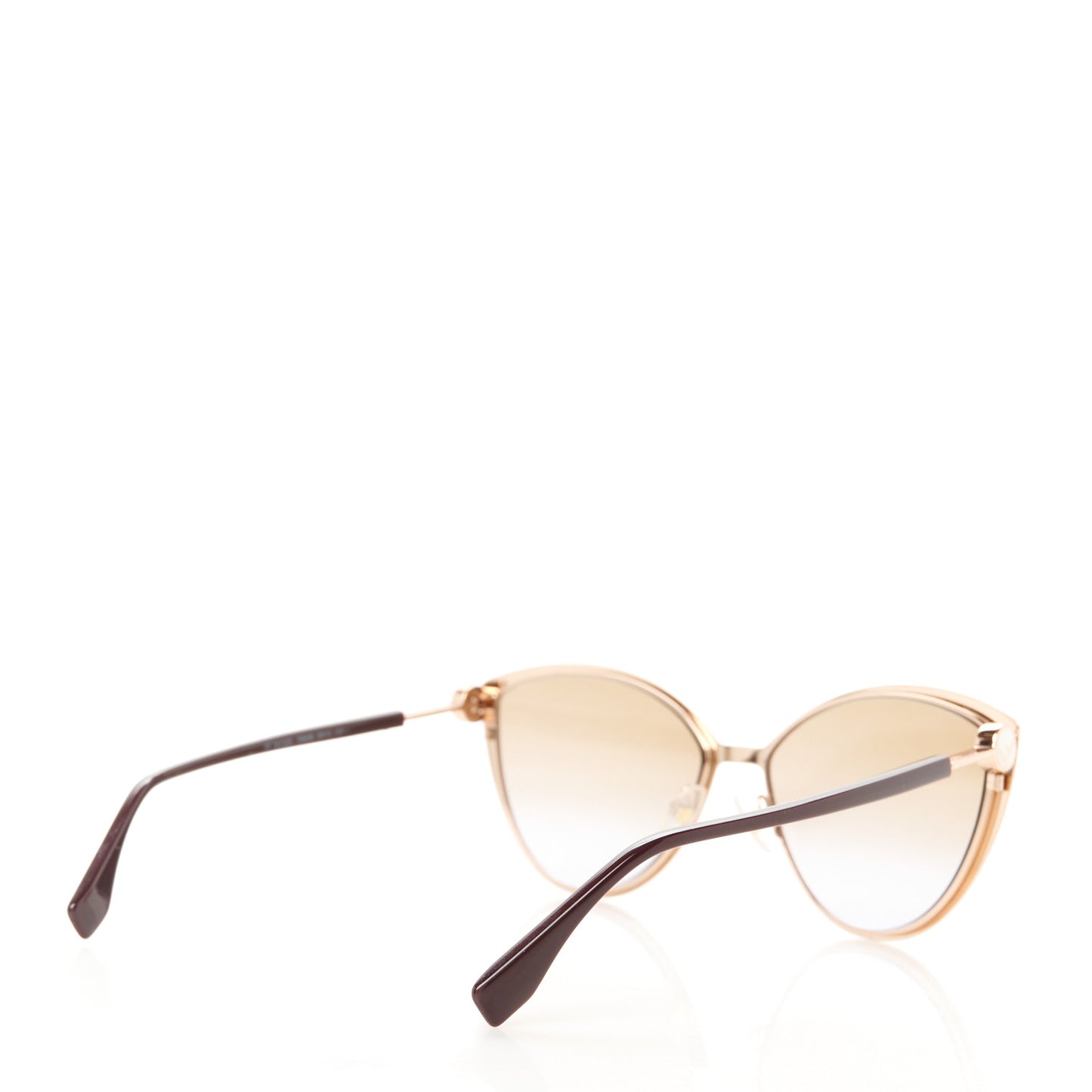 Cat Eye F is Fendi Sunglasses FF 0413/S Burgundy